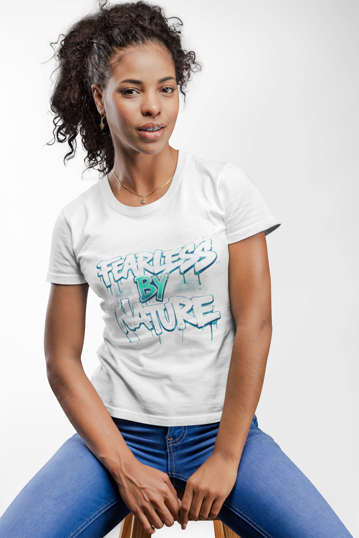 Fearless By Nature Tee — Bold Graffiti Graphic T‑Shirt product thumbnail image Fearless By Nature Tee — Bold Graffiti Graphic T‑Shirt product thumbnail image
