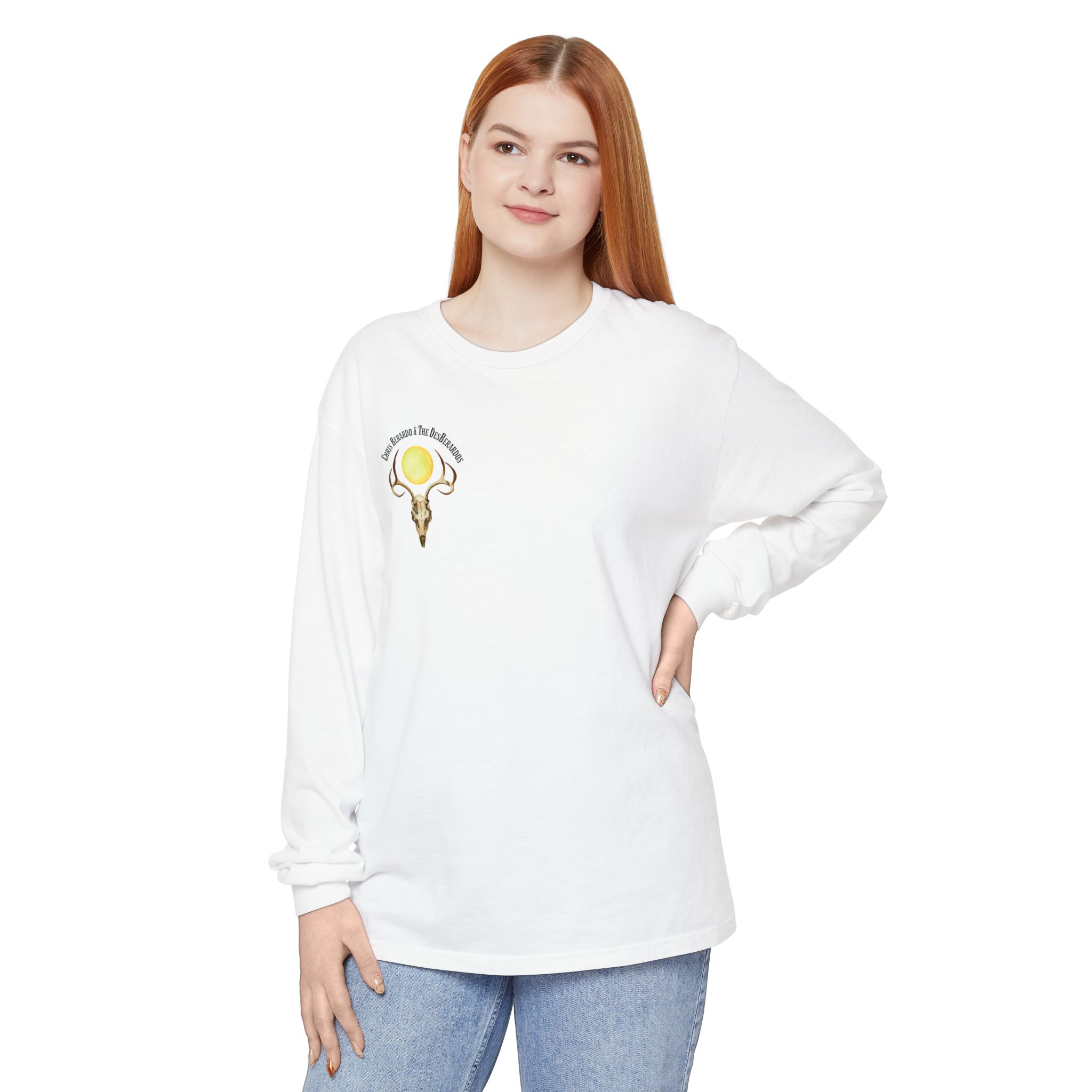 Wish 'Em Well Long Sleeve T-Shirt — Inspirational Quote Back Print product thumbnail image