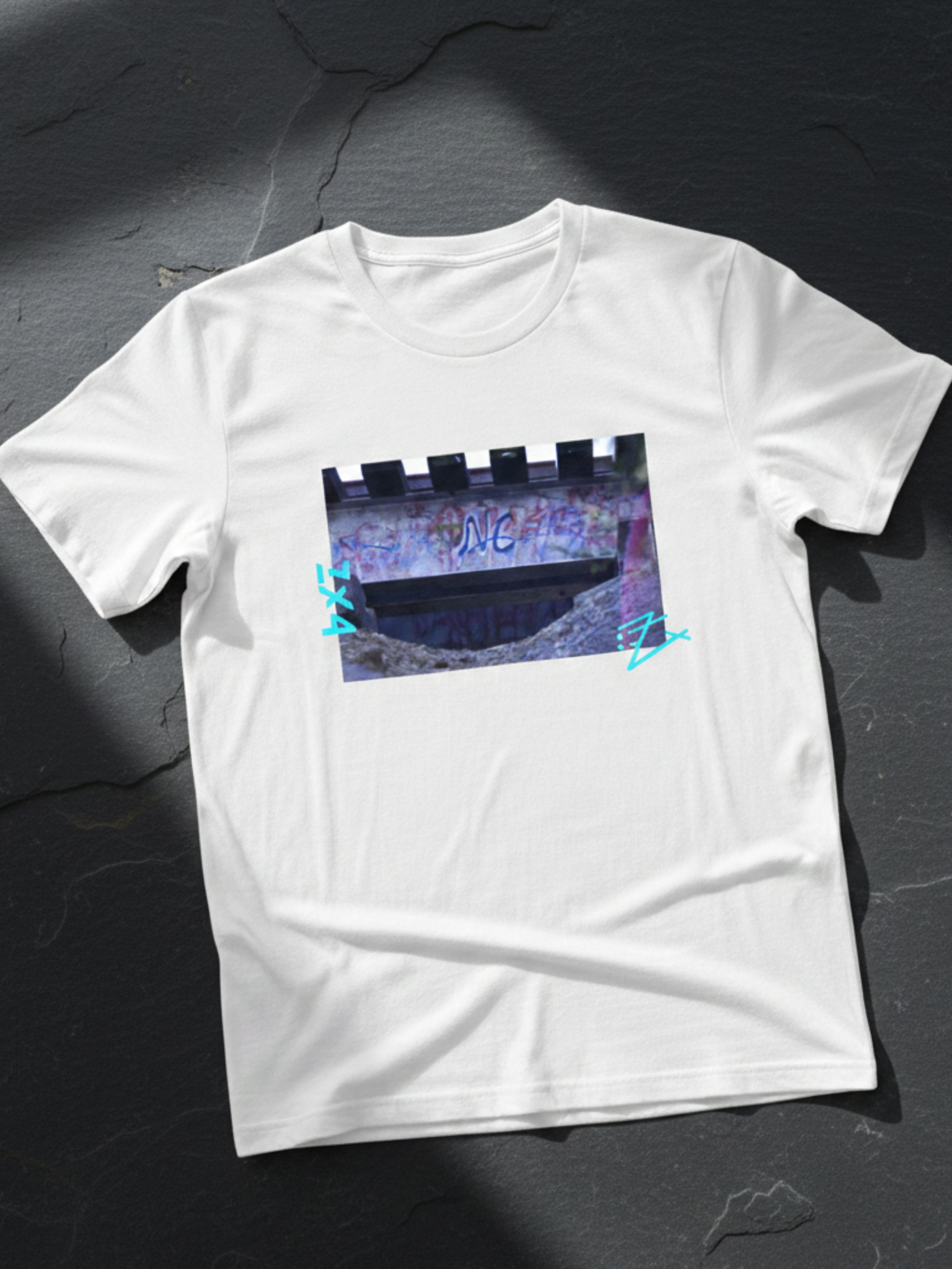 Skatepark Vibes Tee – Retro Graffiti Graphic T-Shirt product thumbnail image