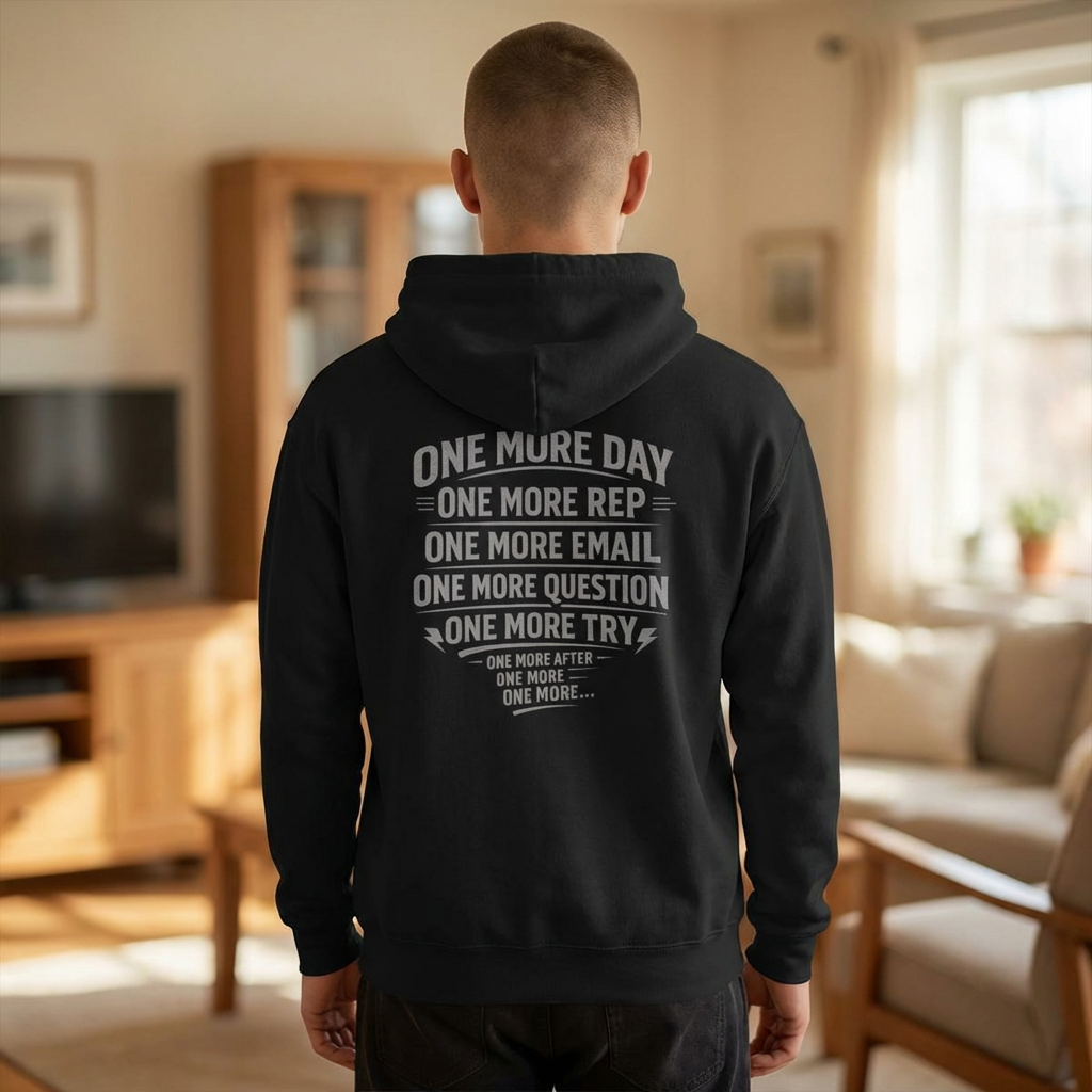 “One More” Hoodie product thumbnail image “One More” Hoodie product thumbnail image