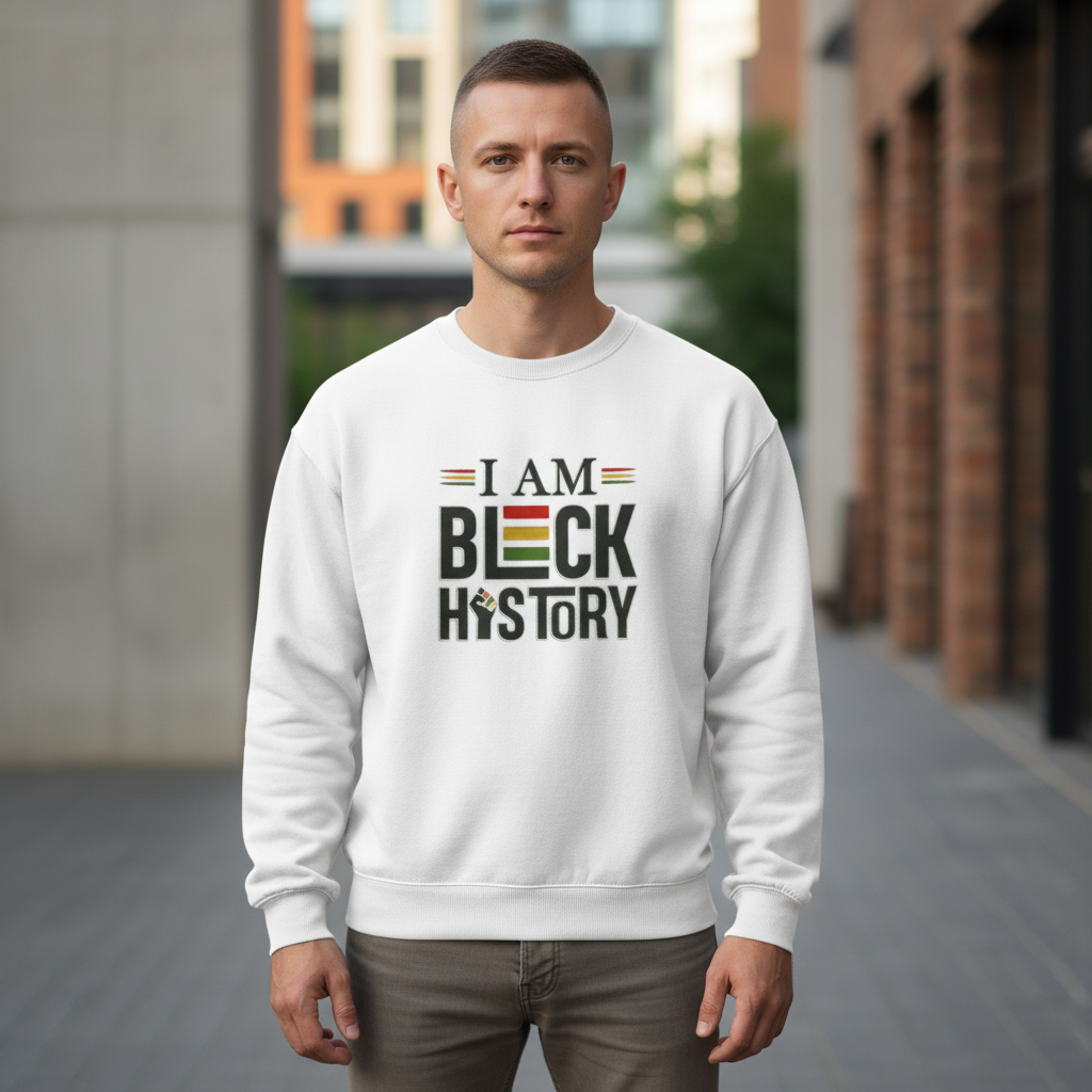 I Am Black History Sweatshirt — Black History Month Crewneck product thumbnail image