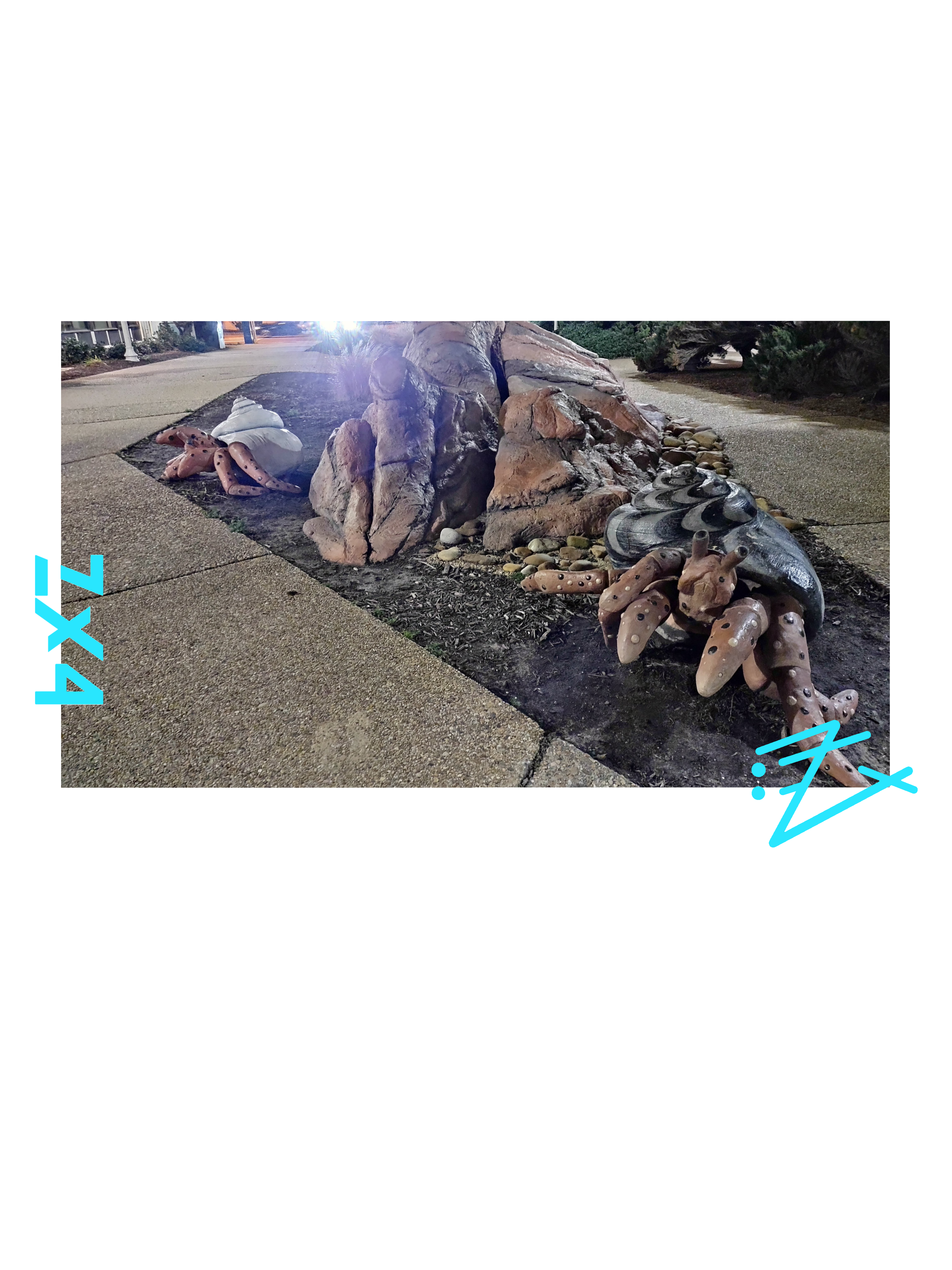 Beach crab Graphic Photo Tee – Vintage Street Scene with Blue Accent product thumbnail image Beach crab Graphic Photo Tee – Vintage Street Scene with Blue Accent product thumbnail image