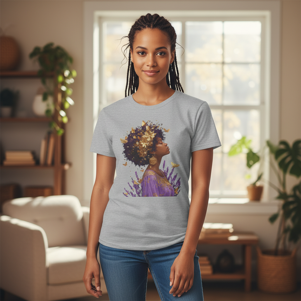 Black Girl Magic Floral Crown Tee – Empowerment Apparel product thumbnail image Black Girl Magic Floral Crown Tee – Empowerment Apparel product thumbnail image