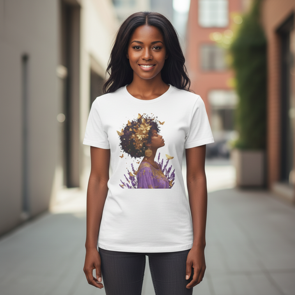Black Girl Magic Floral Crown Tee – Empowerment Apparel