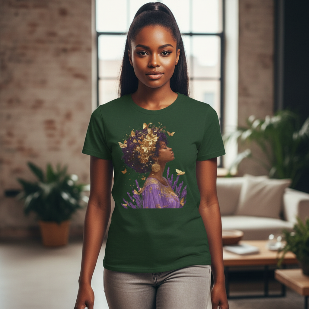 Black Girl Magic Floral Crown Tee – Empowerment Apparel product thumbnail image Black Girl Magic Floral Crown Tee – Empowerment Apparel product thumbnail image