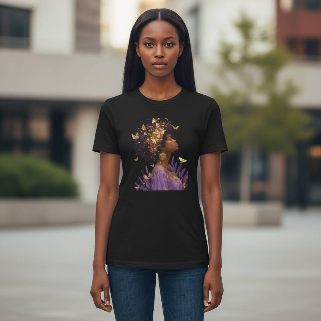 Black Girl Magic Floral Crown Tee – Empowerment Apparel product thumbnail image