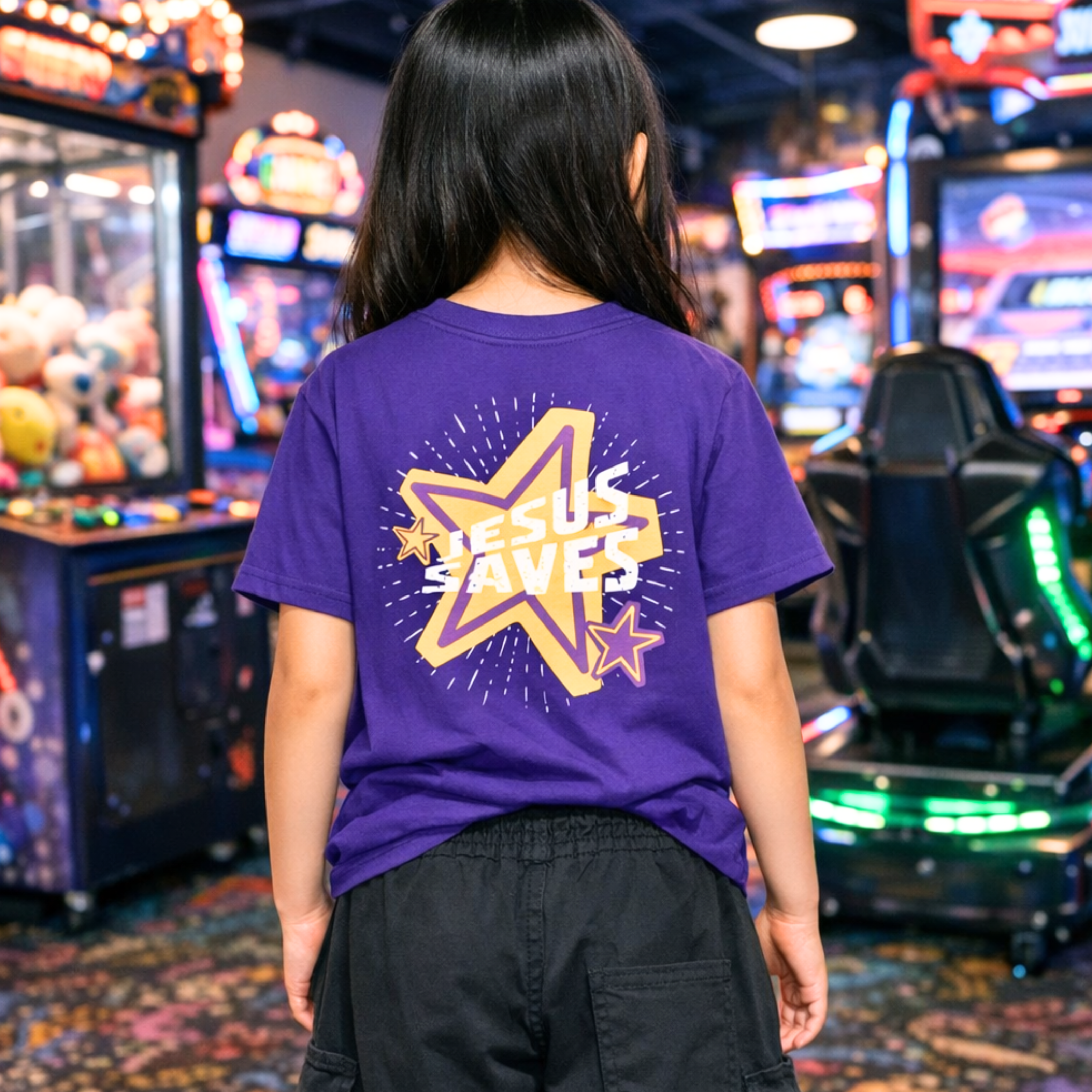 'Jesus Saves' Youth Short Sleeve product thumbnail image