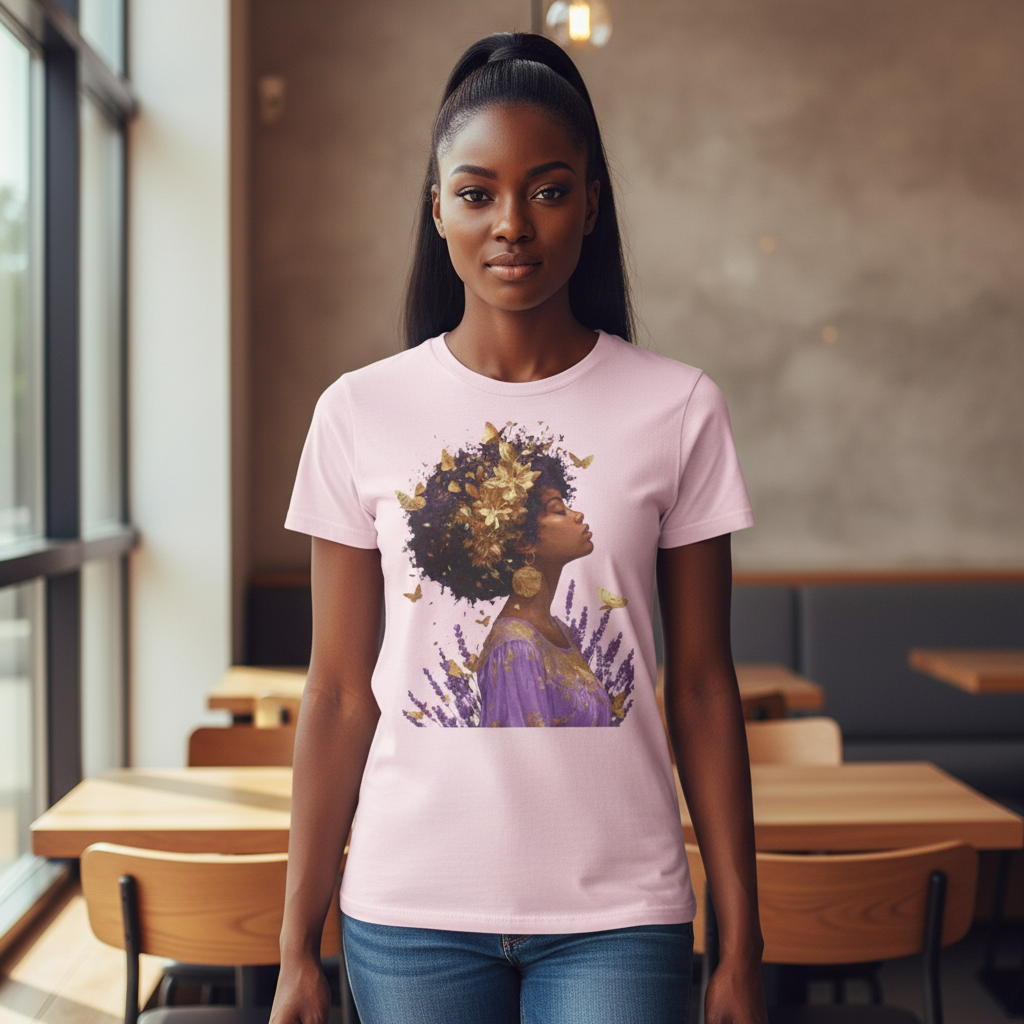 Black Girl Magic Floral Crown Tee – Empowerment Apparel product thumbnail image