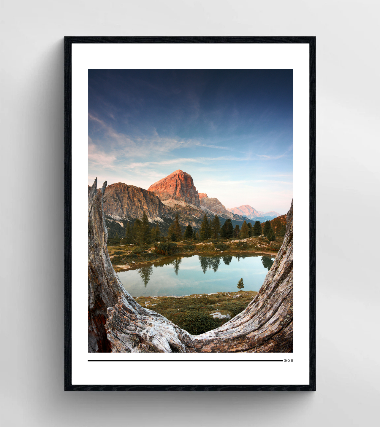 Sunlit Mountain Lake Poster product thumbnail image Sunlit Mountain Lake Poster product thumbnail image