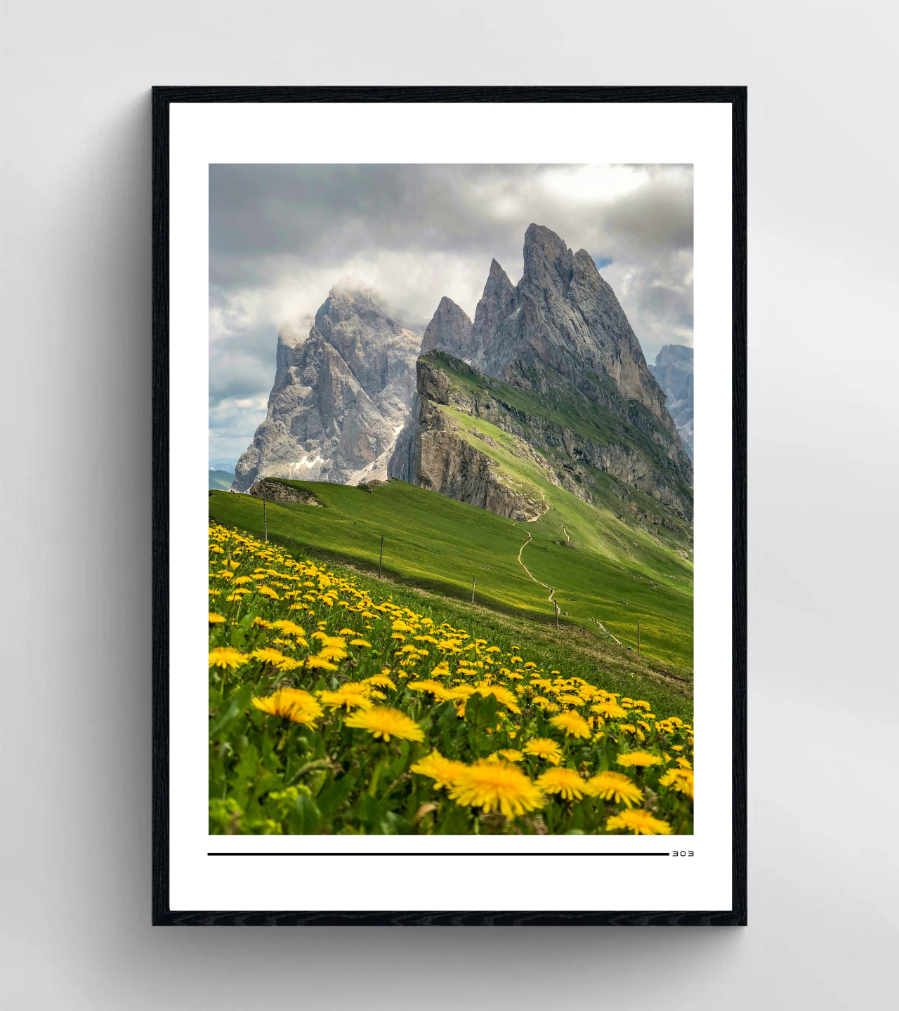 Mountain Meadow Landscape Poster Mountain Meadow Landscape Poster