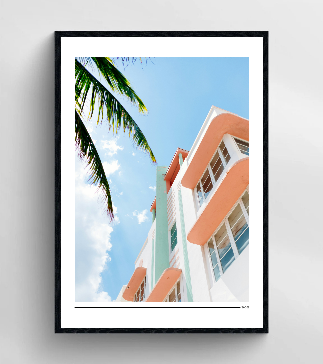 Art Deco Miami Building Poster Rolled Poster product thumbnail image