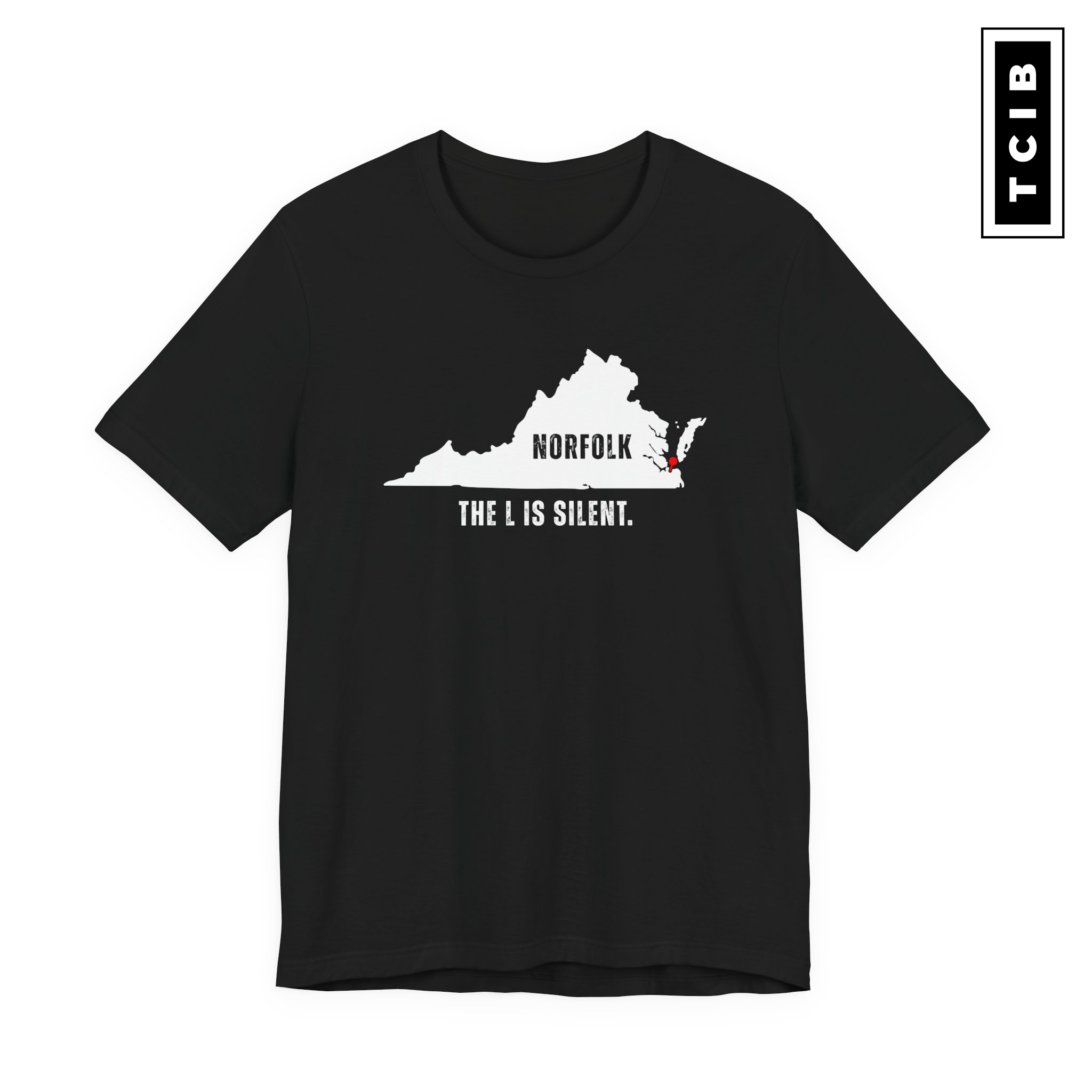 Norfolk The “L” is Silent Unisex T-Shirt product thumbnail image Norfolk The “L” is Silent Unisex T-Shirt product thumbnail image
