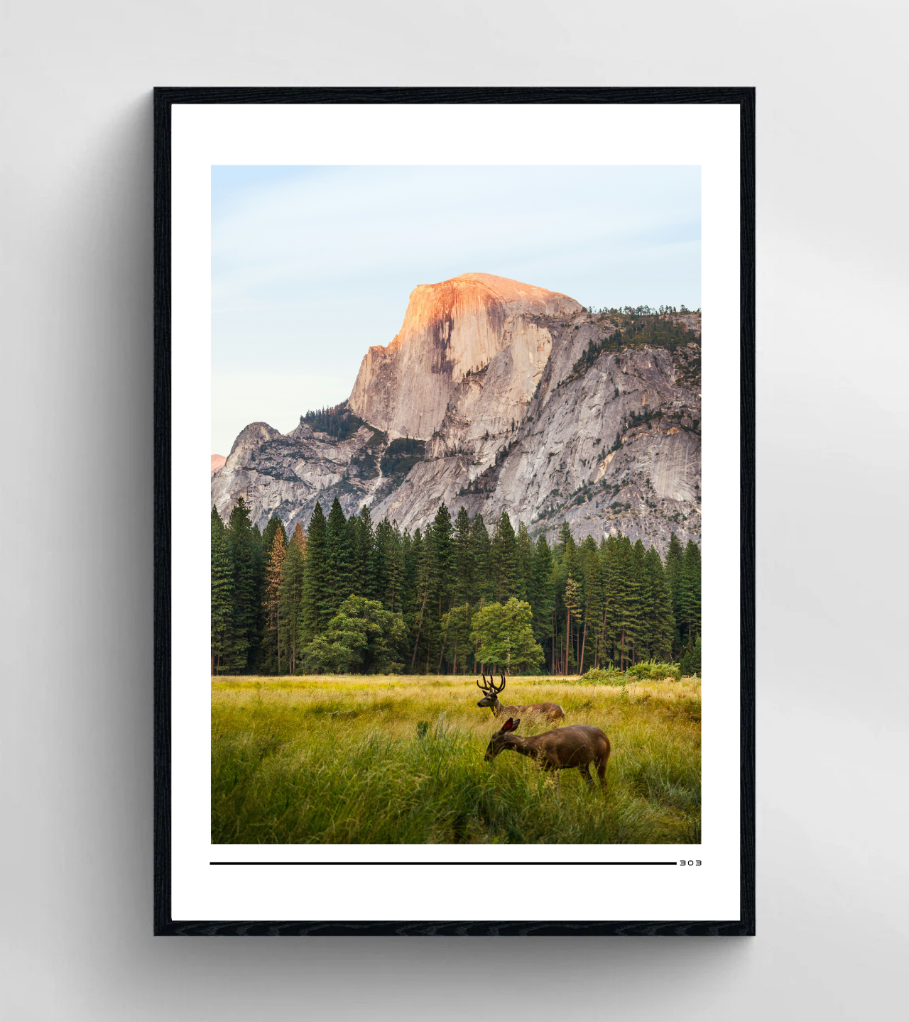 Yosemite Half Dome Elk Poster Yosemite Half Dome Elk Poster
