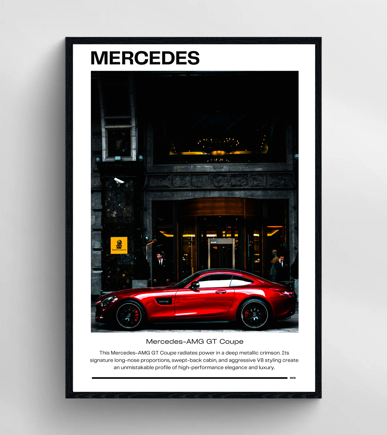 Mercedes AMG GT Coupe Poster product thumbnail image