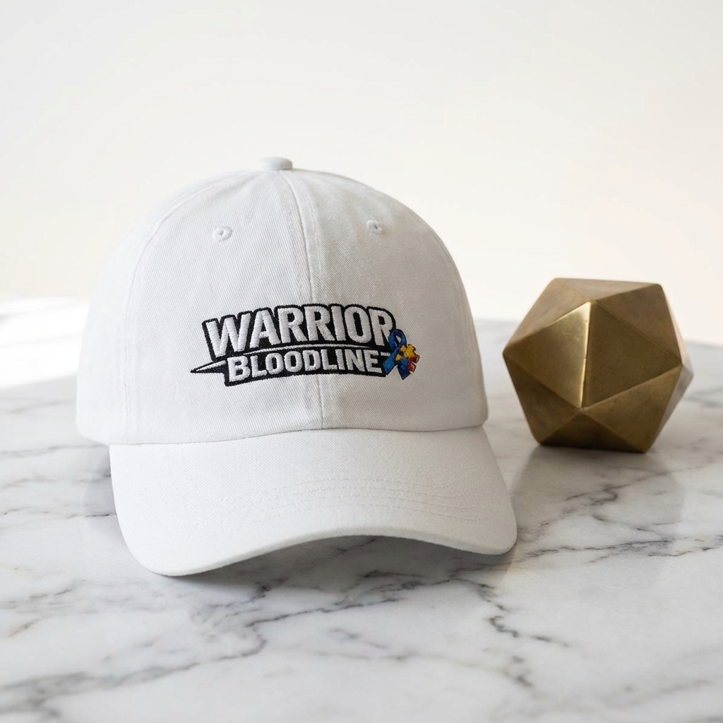 Warrior Bloodline Dad Cap – Embroidered Support Awareness Hat product thumbnail image Warrior Bloodline Dad Cap – Embroidered Support Awareness Hat product thumbnail image