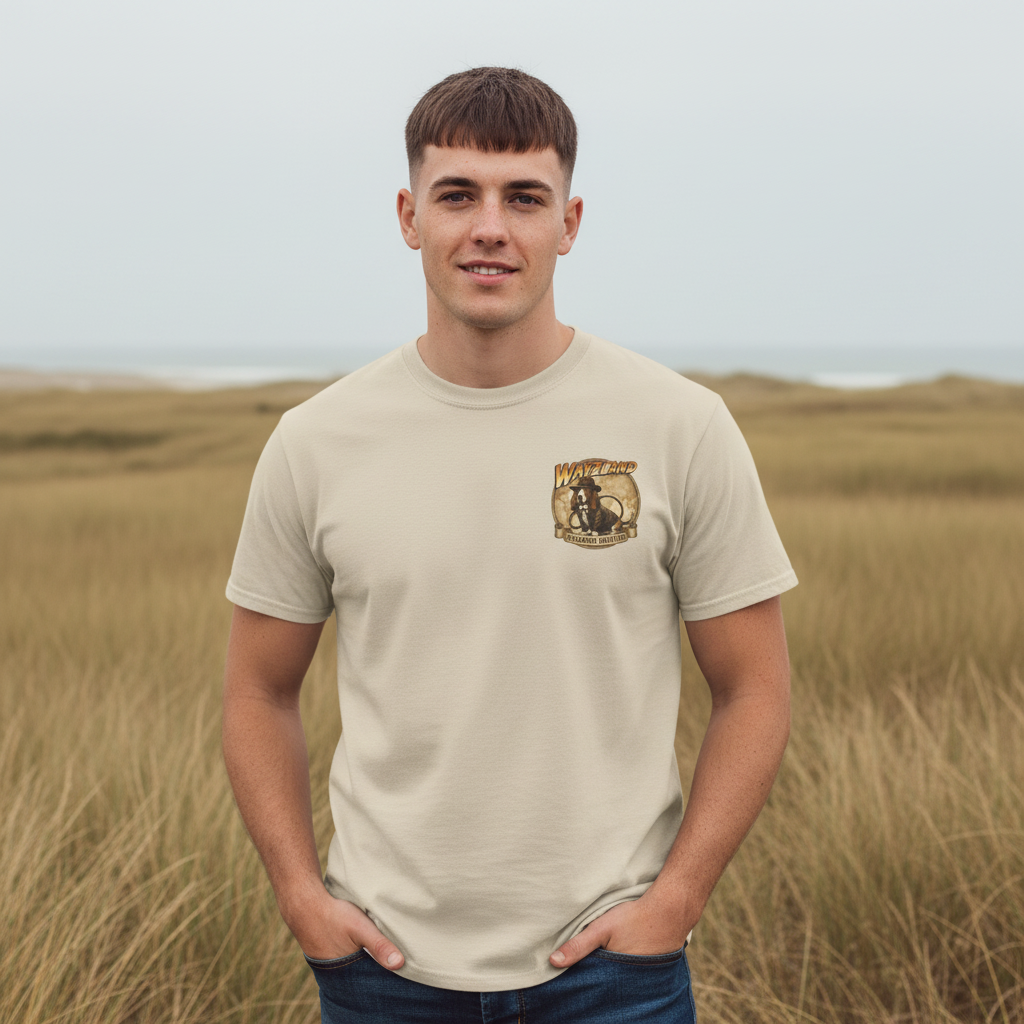 Wayzlander Graphic Tee — Retro Western Cowboy Shirt