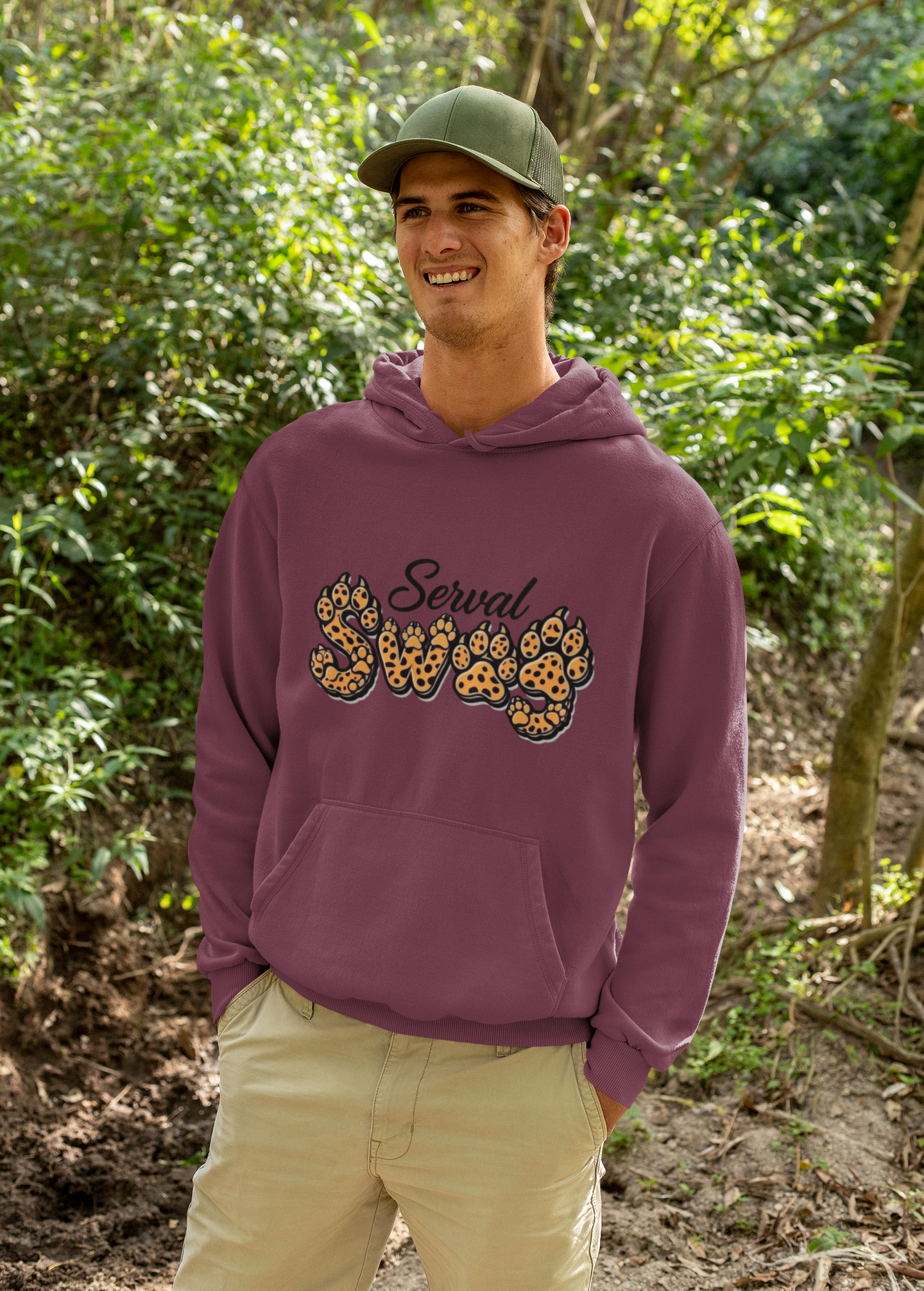 Serval Lover Hoodie — "Serval's are a Lifestyle"