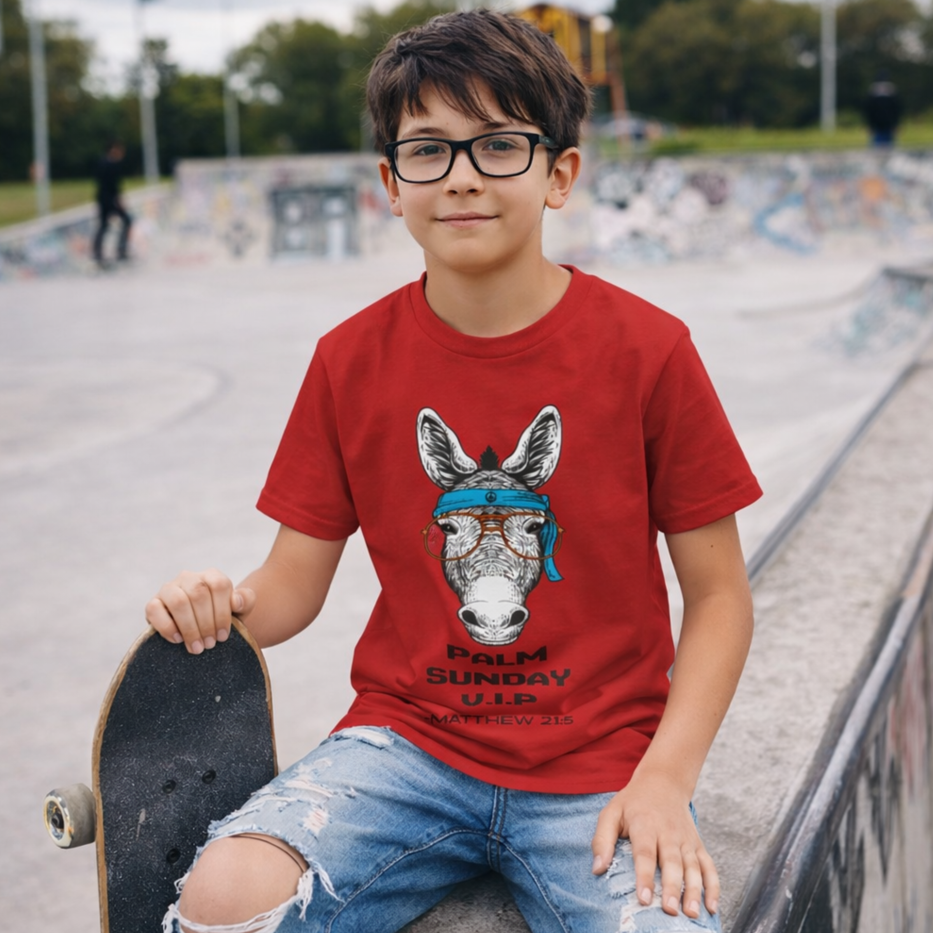 'Palm Sunday' Youth Short Sleeve product thumbnail image 'Palm Sunday' Youth Short Sleeve product thumbnail image