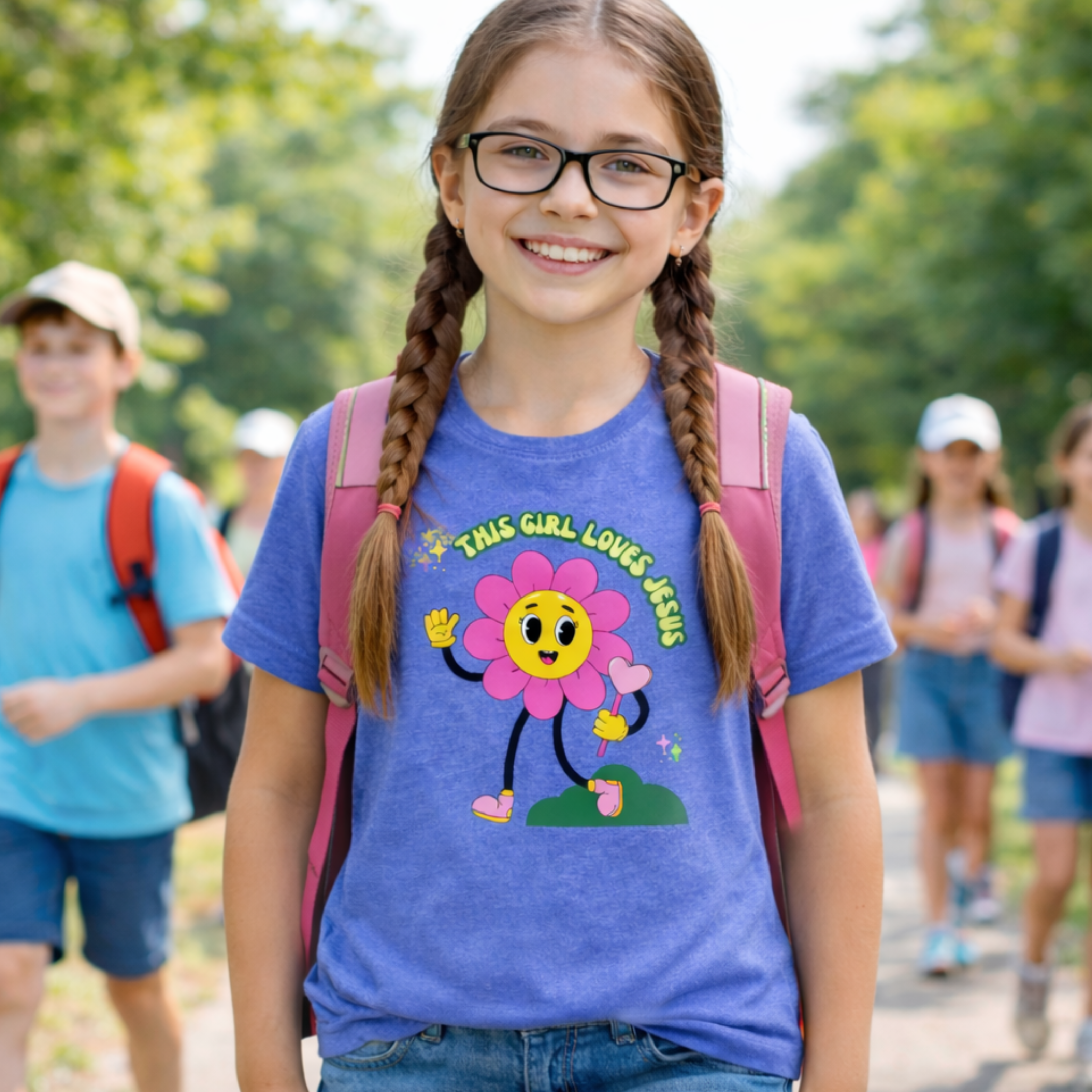 'This Girl Loves Jesus' Youth Short Sleeve product thumbnail image 'This Girl Loves Jesus' Youth Short Sleeve product thumbnail image