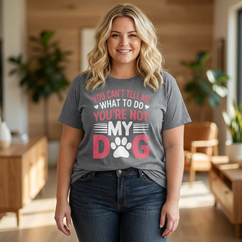 Dog Lover T-Shirt — "You Can't Tell Me What To Do, You're Not My Dog" Graphic Tee product thumbnail image Dog Lover T-Shirt — "You Can't Tell Me What To Do, You're Not My Dog" Graphic Tee product thumbnail image