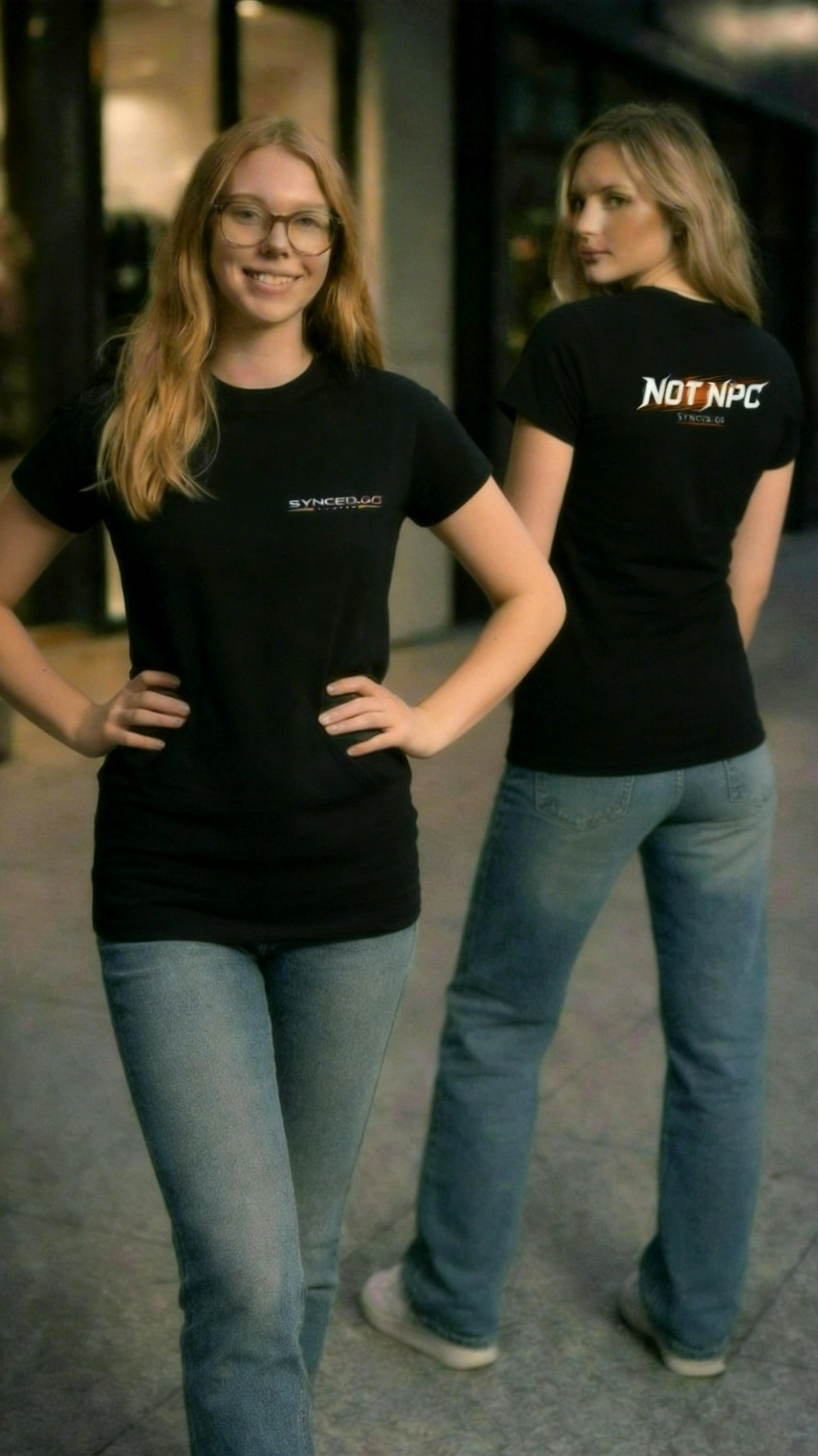 T-shirt pour femme — T-shirt graphique minimaliste « NOT NPC » product thumbnail image T-shirt pour femme — T-shirt graphique minimaliste « NOT NPC » product thumbnail image