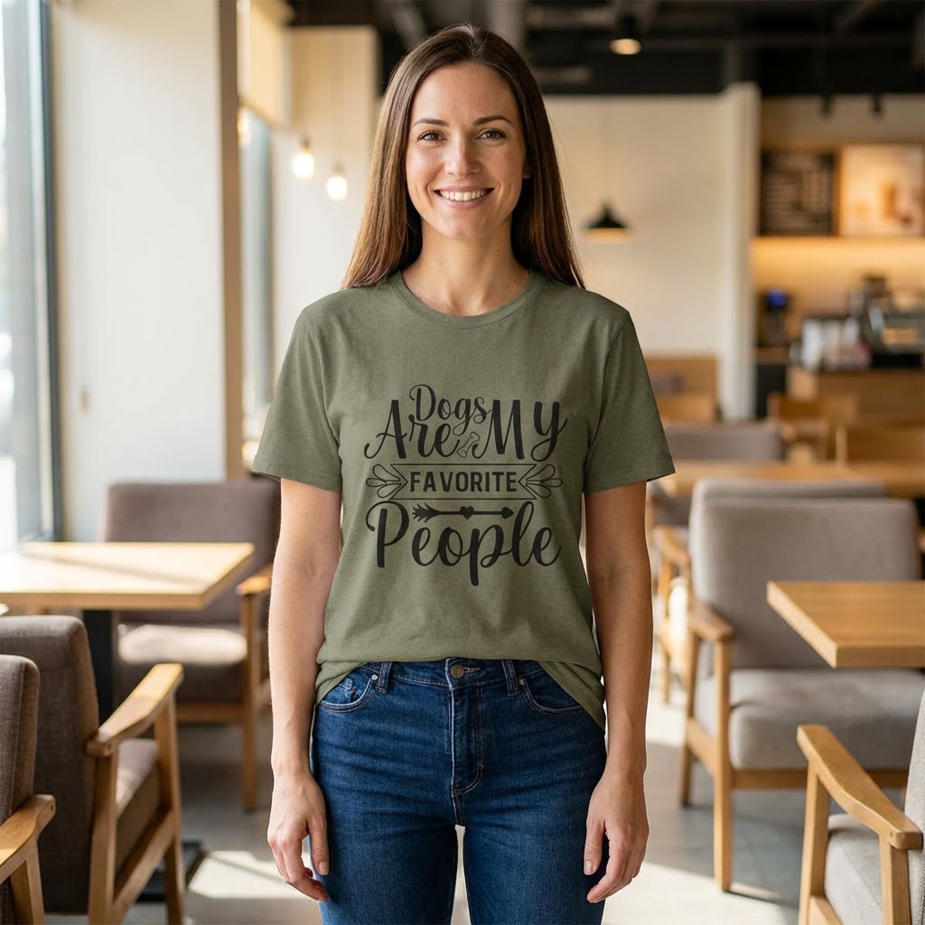 Dogs Are My Favorite People T-Shirt — Funny Dog Lover Tee