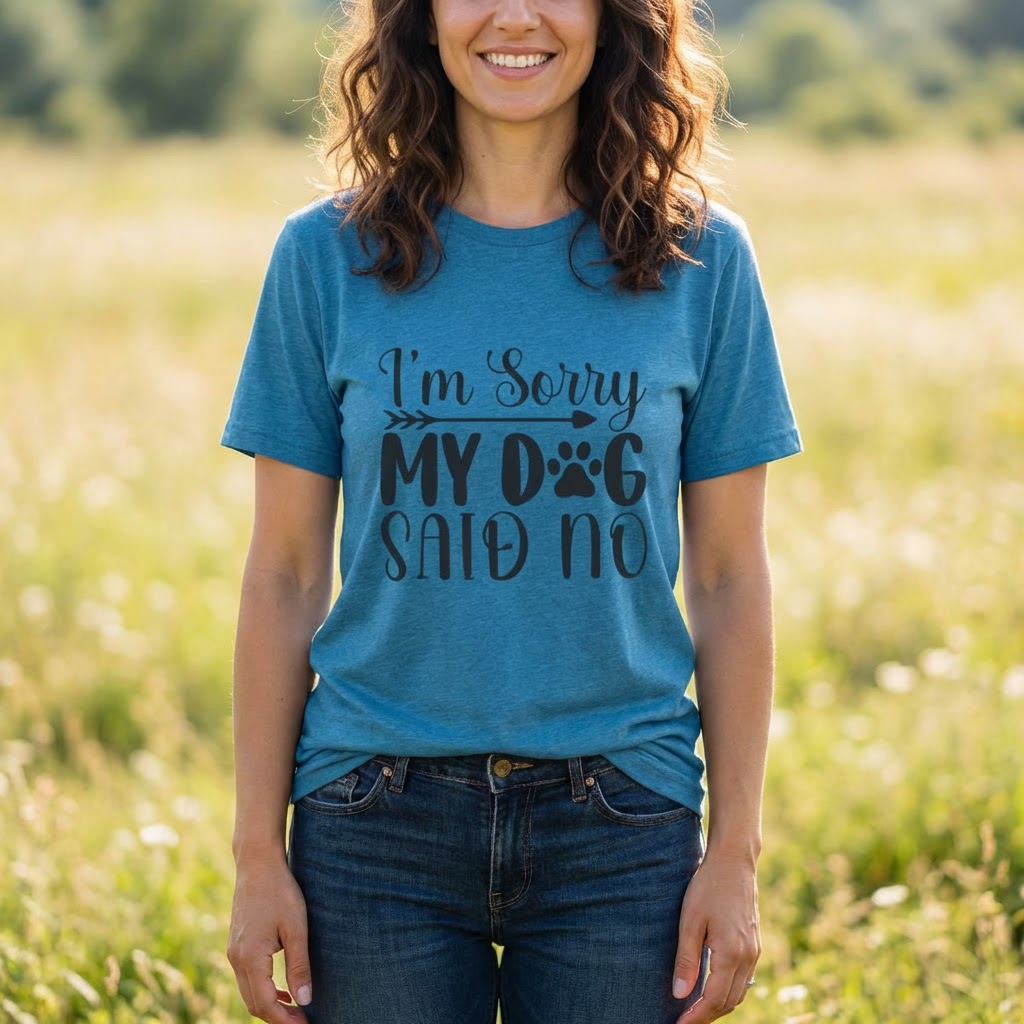 I'm Sorry My Dog Said No T-Shirt product thumbnail image