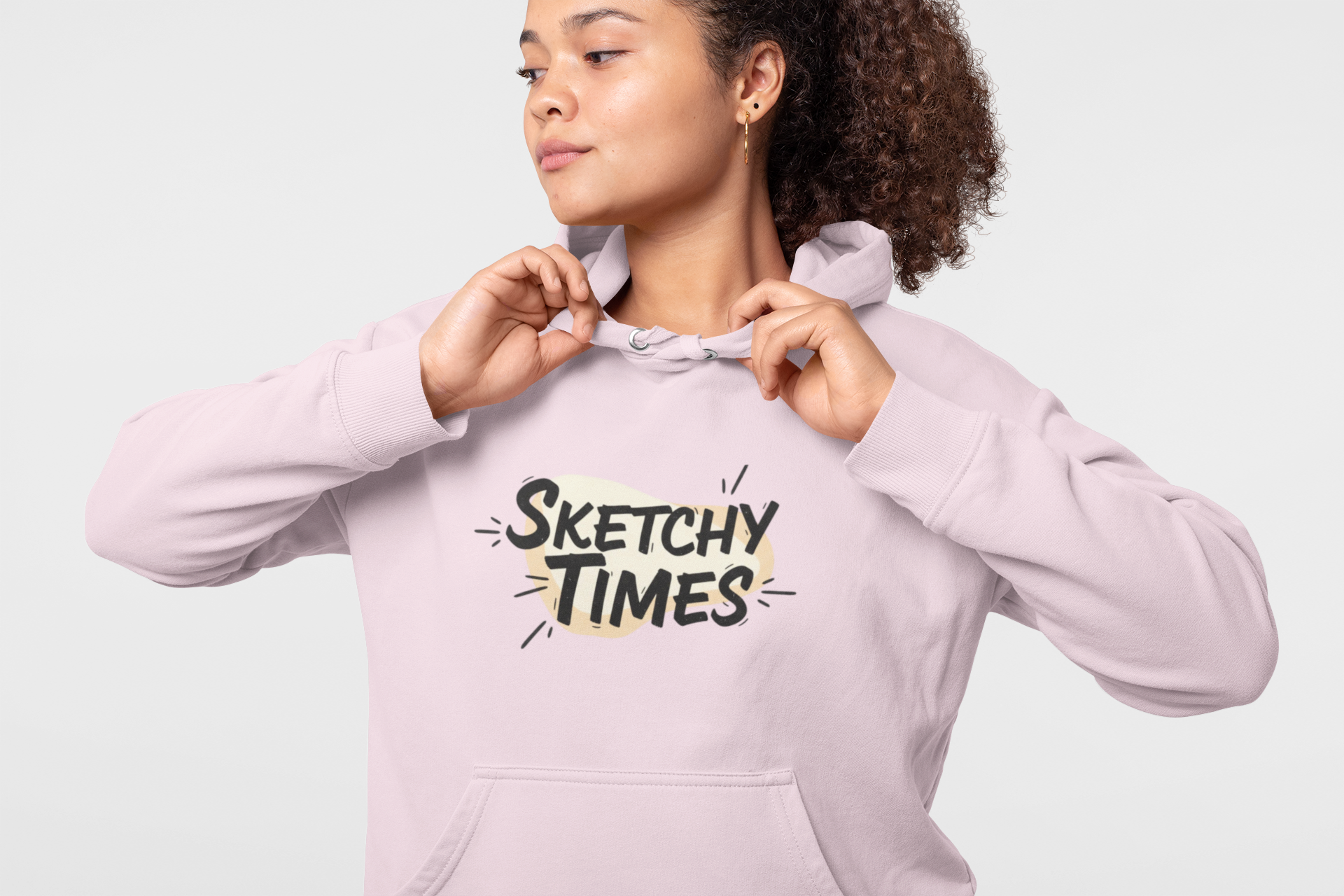 Political Hoodie — Witty Quote on Endangered Democracy &amp; ICE Deportations