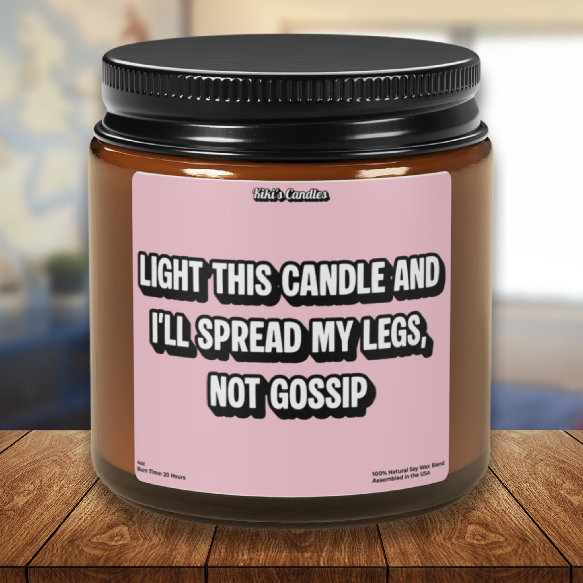 🕯️ No Gossip – Lesbian After-Dark Candle product thumbnail image 🕯️ No Gossip – Lesbian After-Dark Candle product thumbnail image