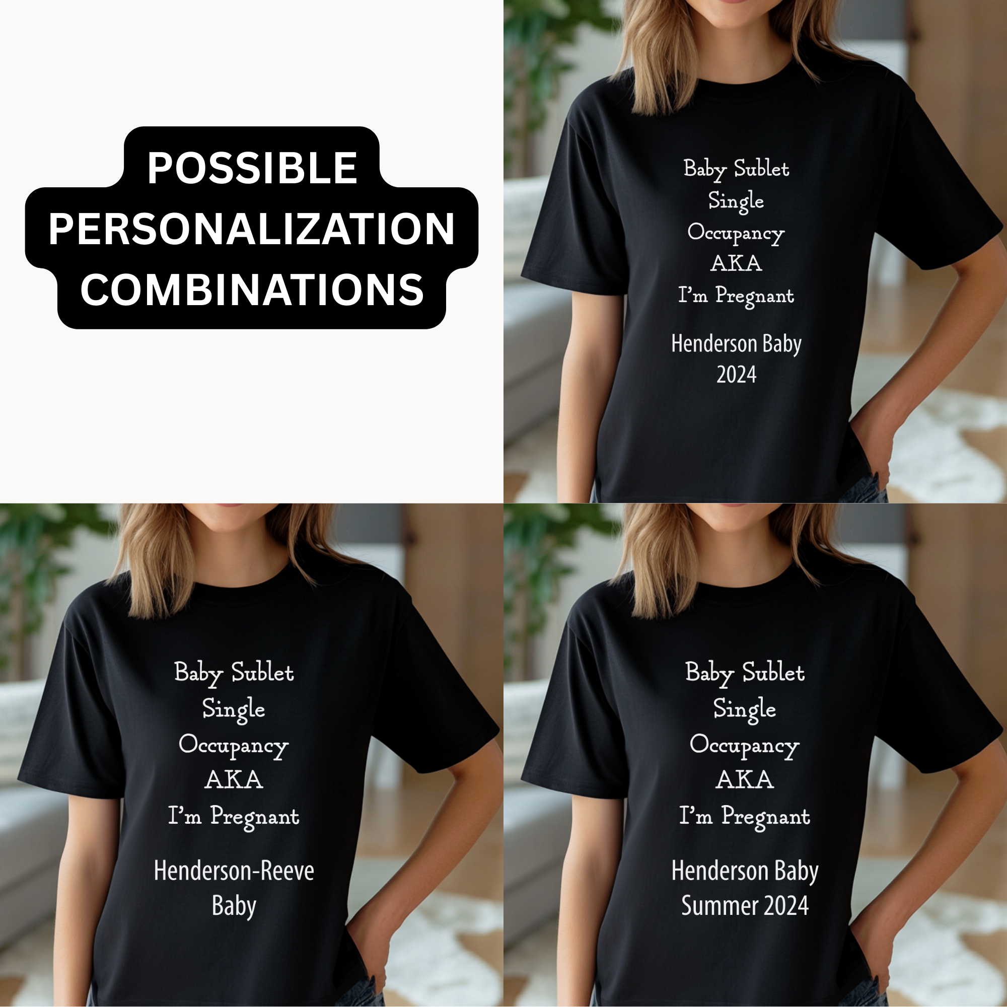 Funny Pregnancy Announcement Shirts, Personalized I’m Pregnant Soon-To-Be Mom T-Shirt, Custom Pregnancy News Shirts, I'm Pregnant Shirt product thumbnail image Funny Pregnancy Announcement Shirts, Personalized I’m Pregnant Soon-To-Be Mom T-Shirt, Custom Pregnancy News Shirts, I'm Pregnant Shirt product thumbnail image