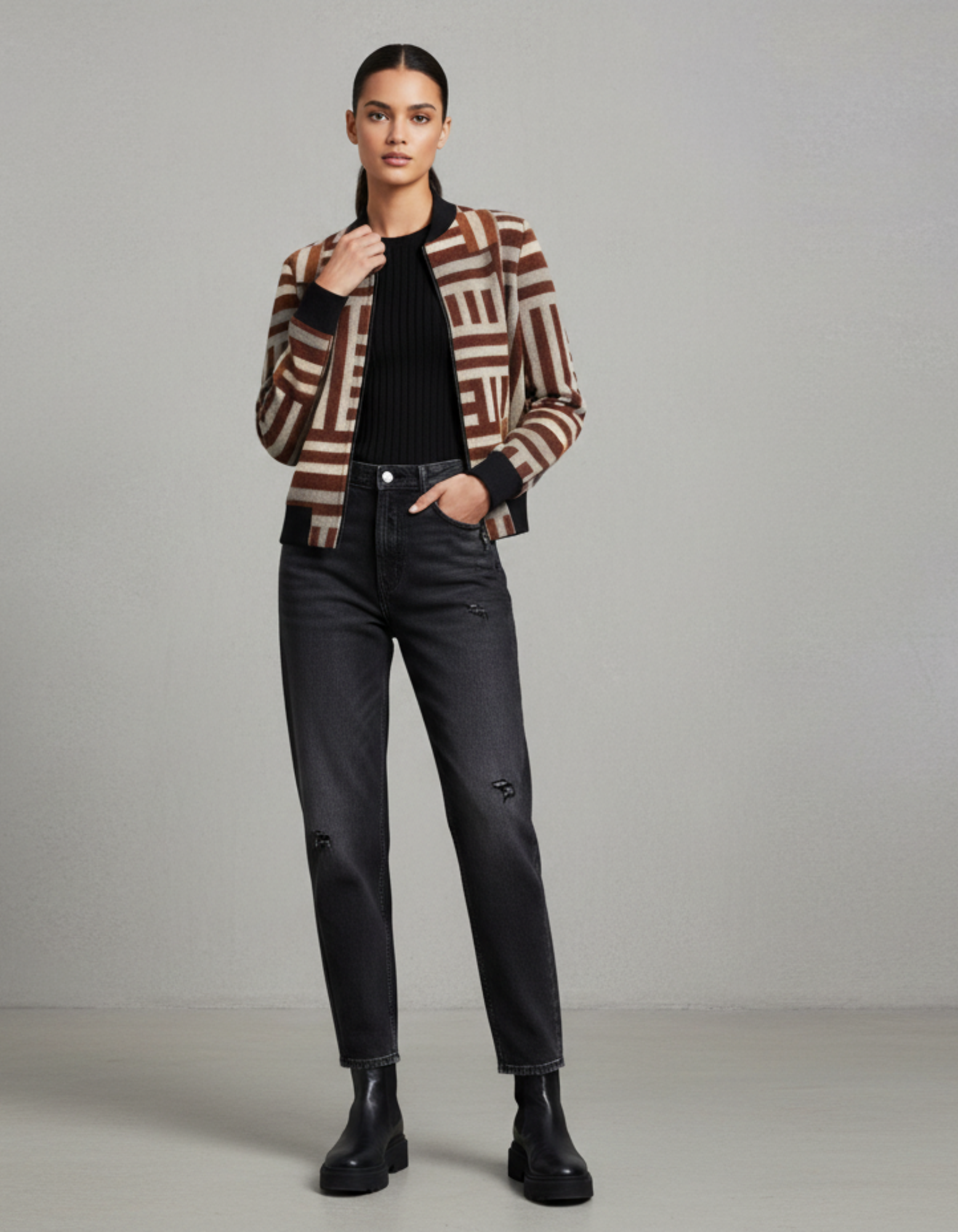 Unisex Bomber Jacket — Patterned Bomber product thumbnail image