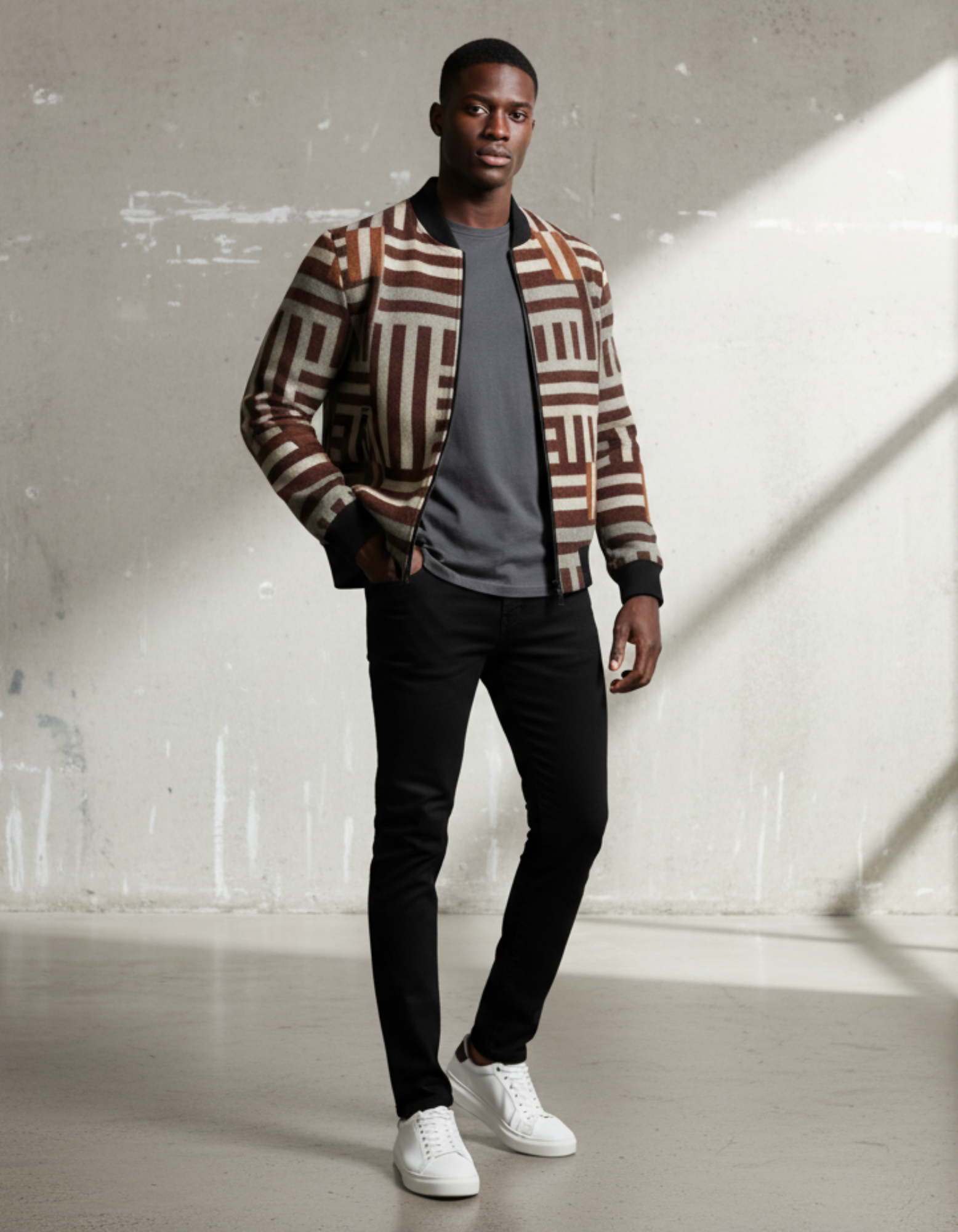 Unisex Bomber Jacket — Patterned Bomber product thumbnail image