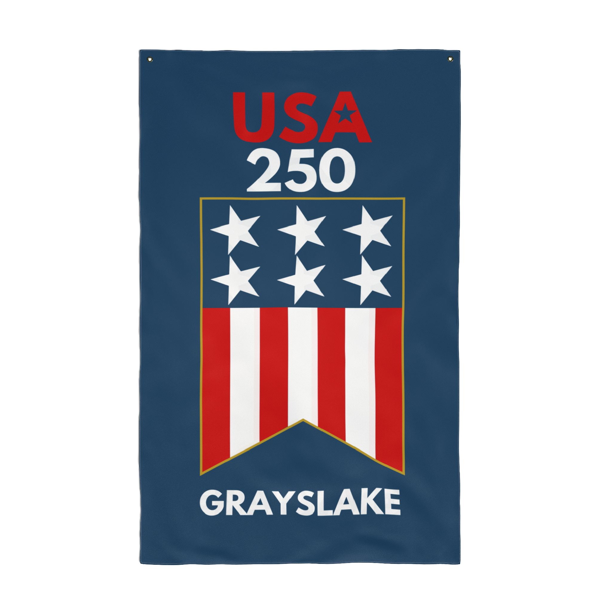 USA 250 Double-Sided Flag — Grayslake Commemorative Outdoor Flag product thumbnail image USA 250 Double-Sided Flag — Grayslake Commemorative Outdoor Flag product thumbnail image