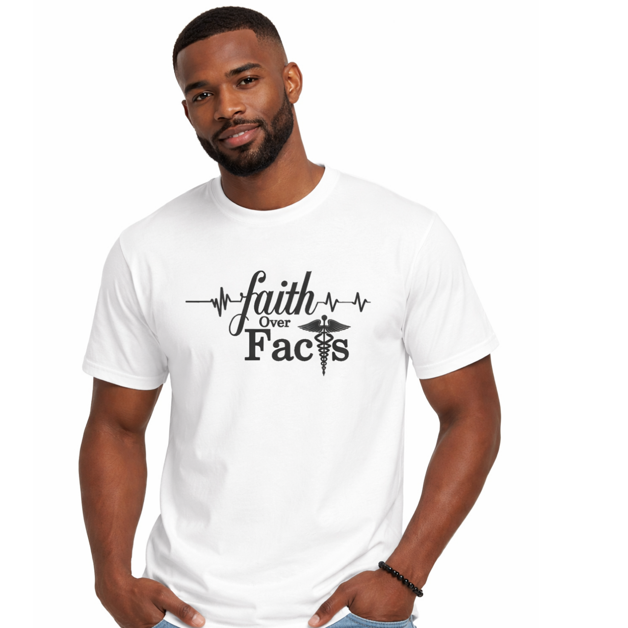 Faith Over Facts T‑Shirt product thumbnail image Faith Over Facts T‑Shirt product thumbnail image