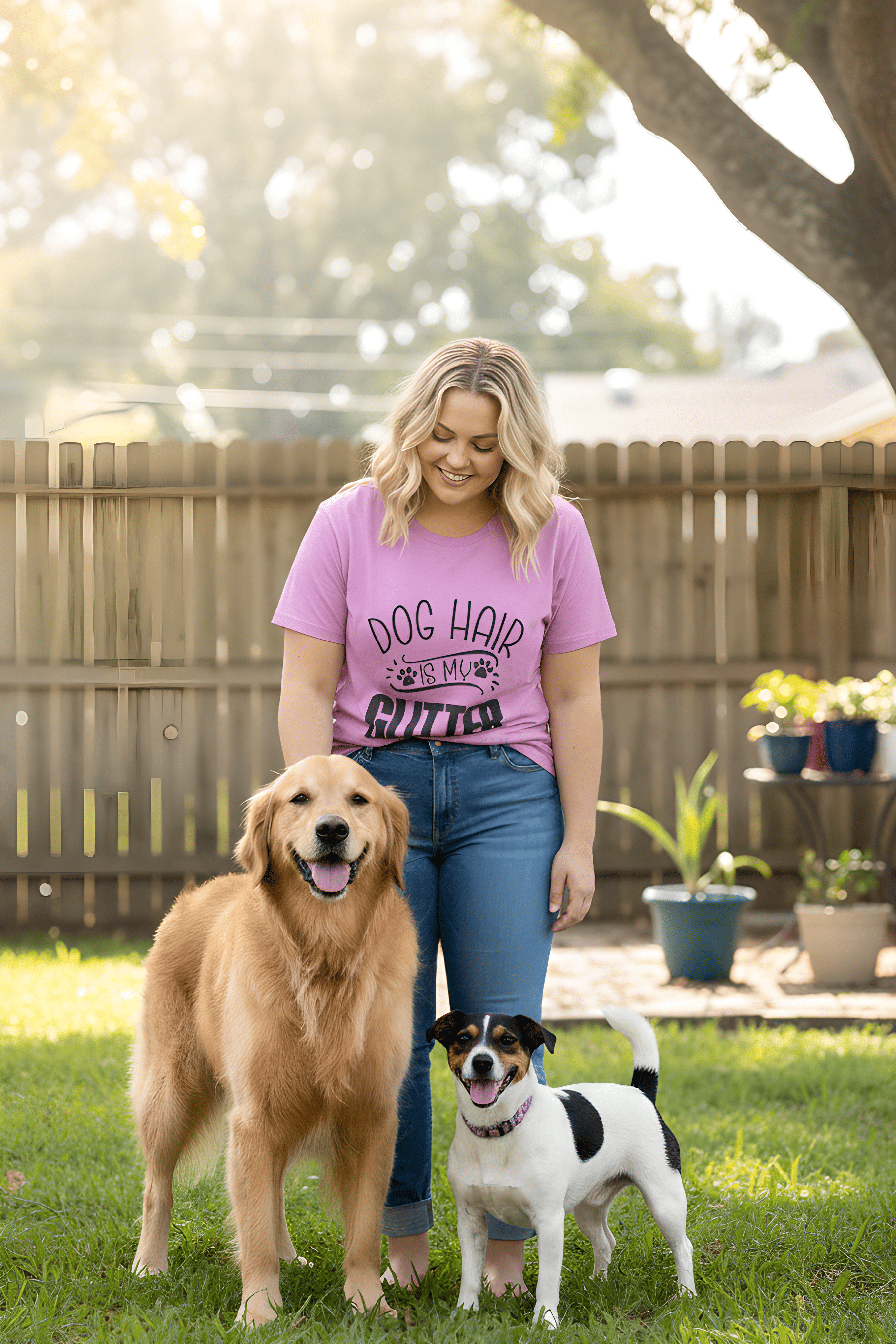 Dog Hair Is My Glitter T-Shirt — Funny Pet Lover Tee product thumbnail image Dog Hair Is My Glitter T-Shirt — Funny Pet Lover Tee product thumbnail image