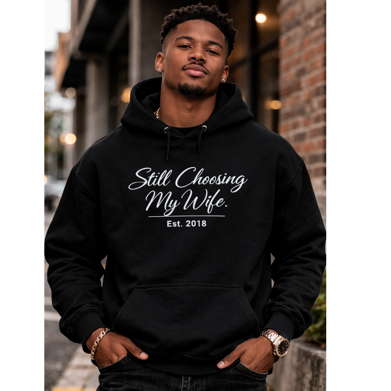 Still Choosing My Wife Hoodie product thumbnail image