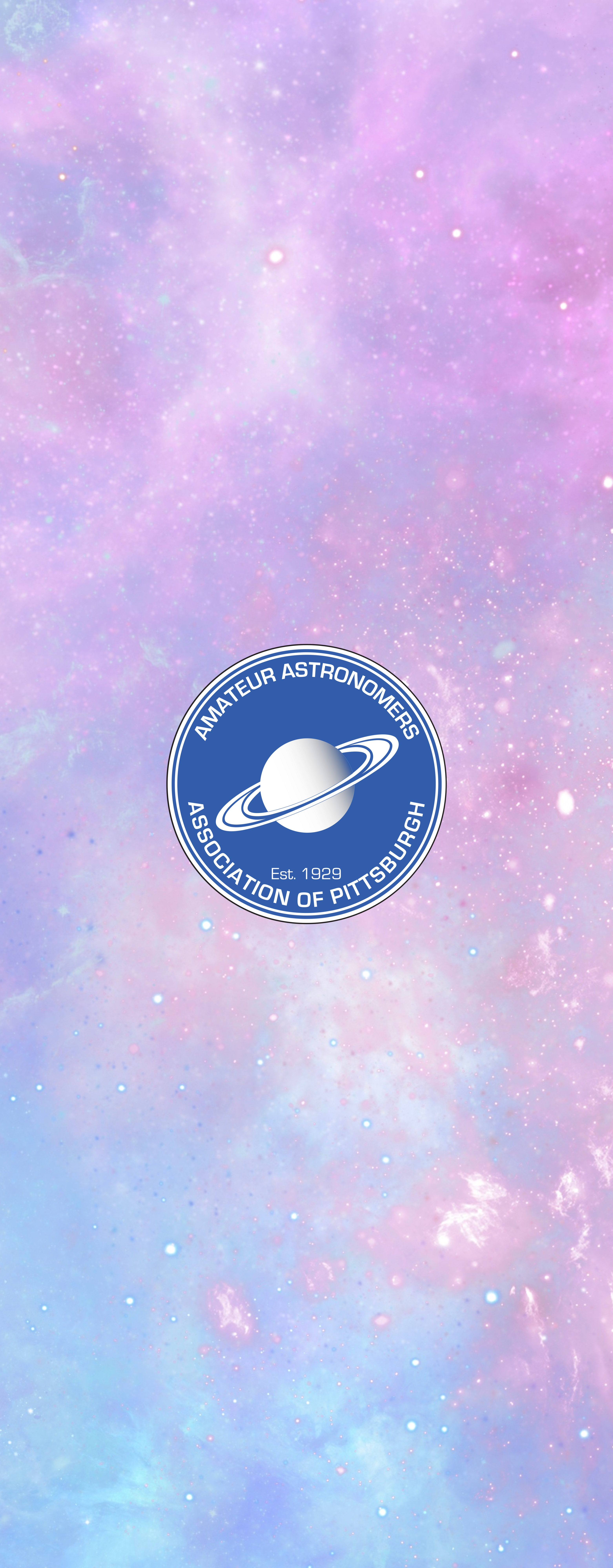 AAAP Blue Logo Pink Nebula Velveteen Plush Blanket product thumbnail image