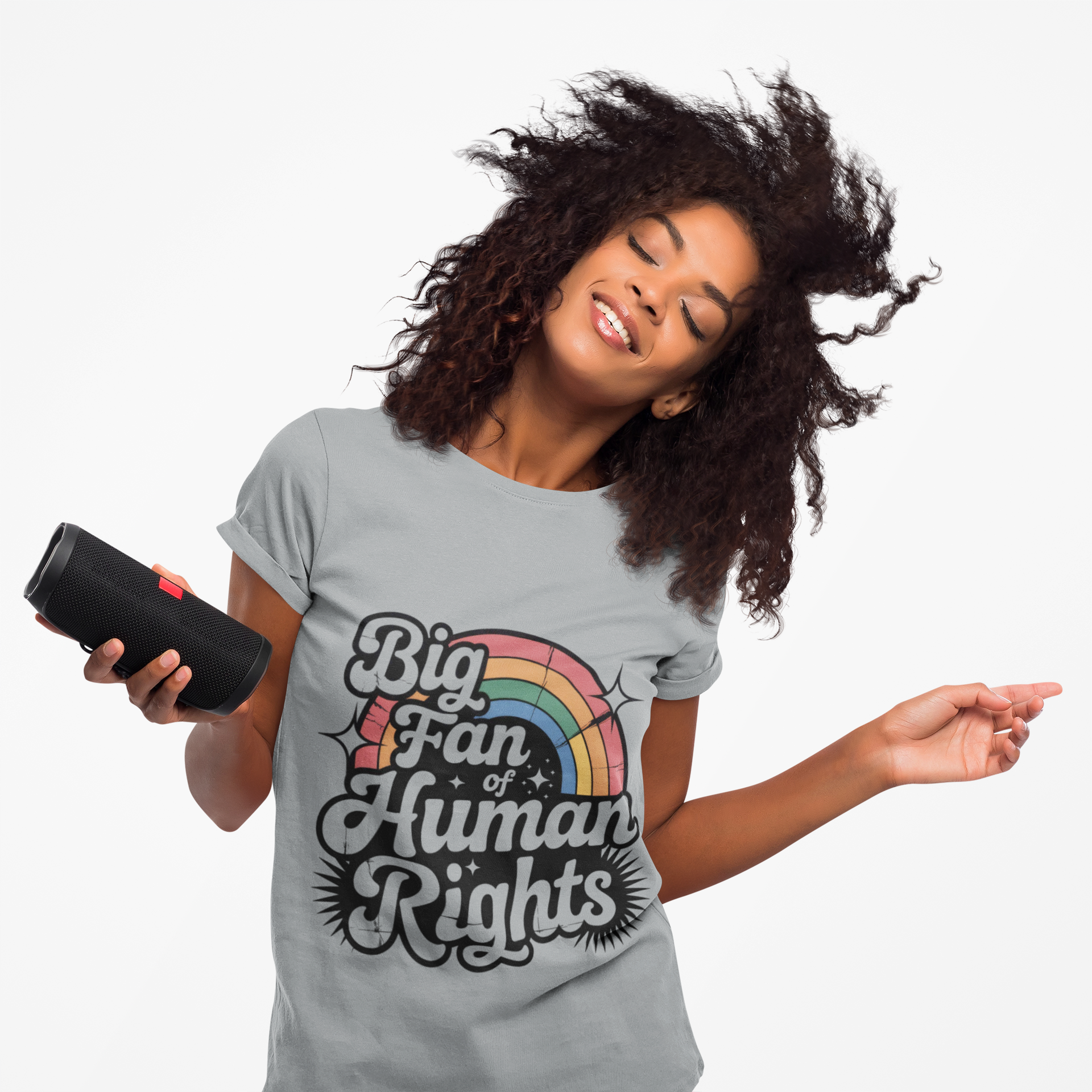 Big Fan of Human Rights // Classic Heavyweight Tee product thumbnail image