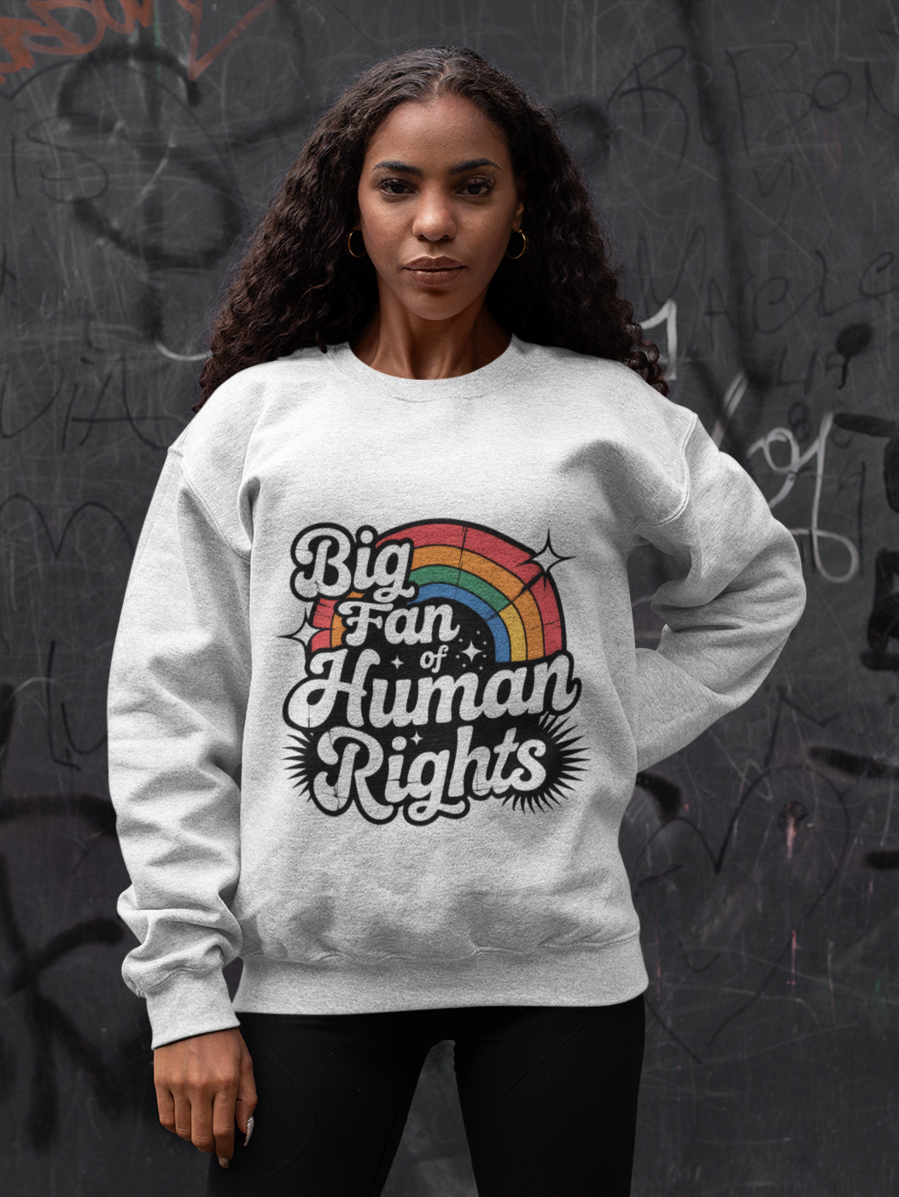 Big Fan of Human Rights // Essential Heavyweight Sweatshirt