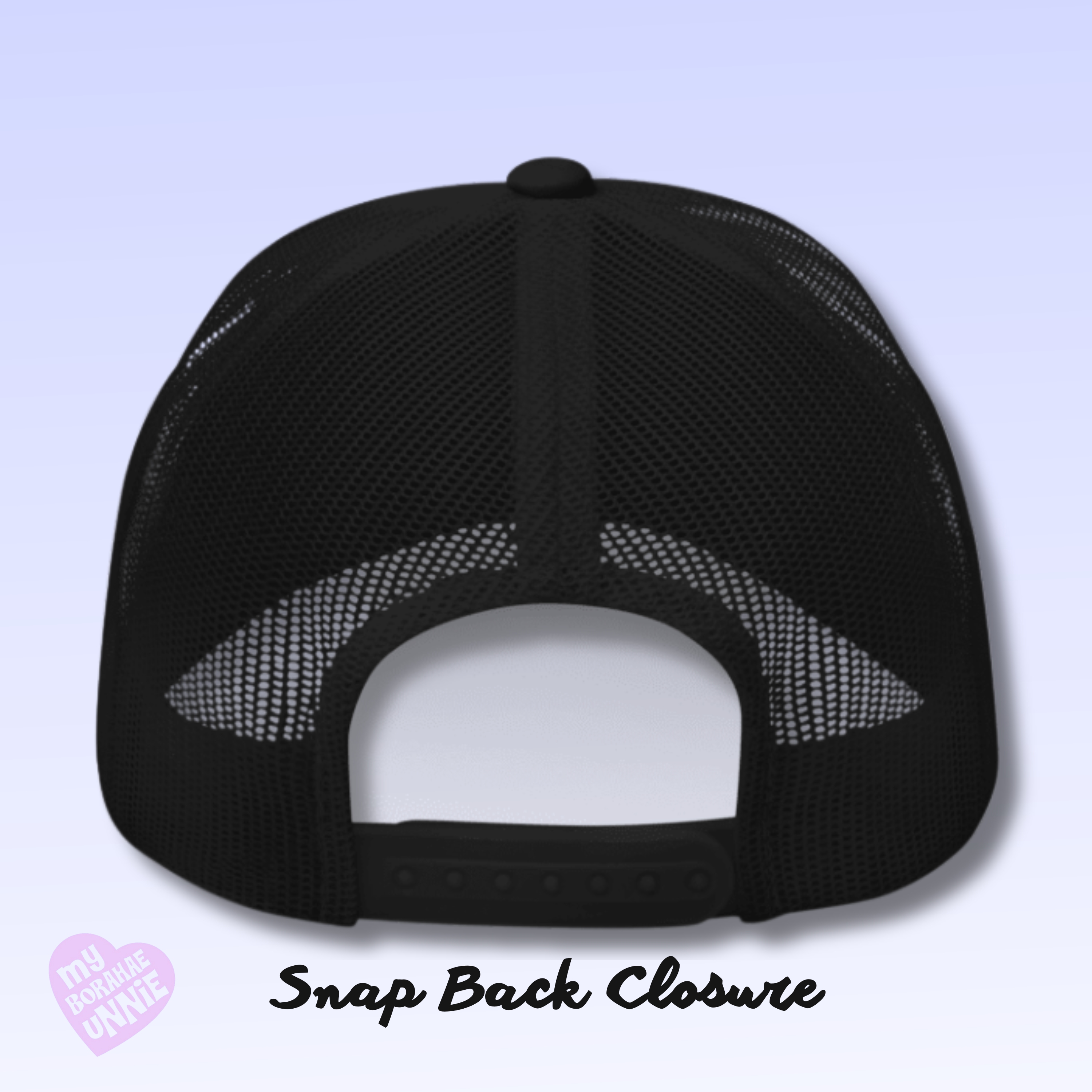 Embroidered Purple Thread Bangtan Kpop Foam Trucker Hat product thumbnail image Embroidered Purple Thread Bangtan Kpop Foam Trucker Hat product thumbnail image