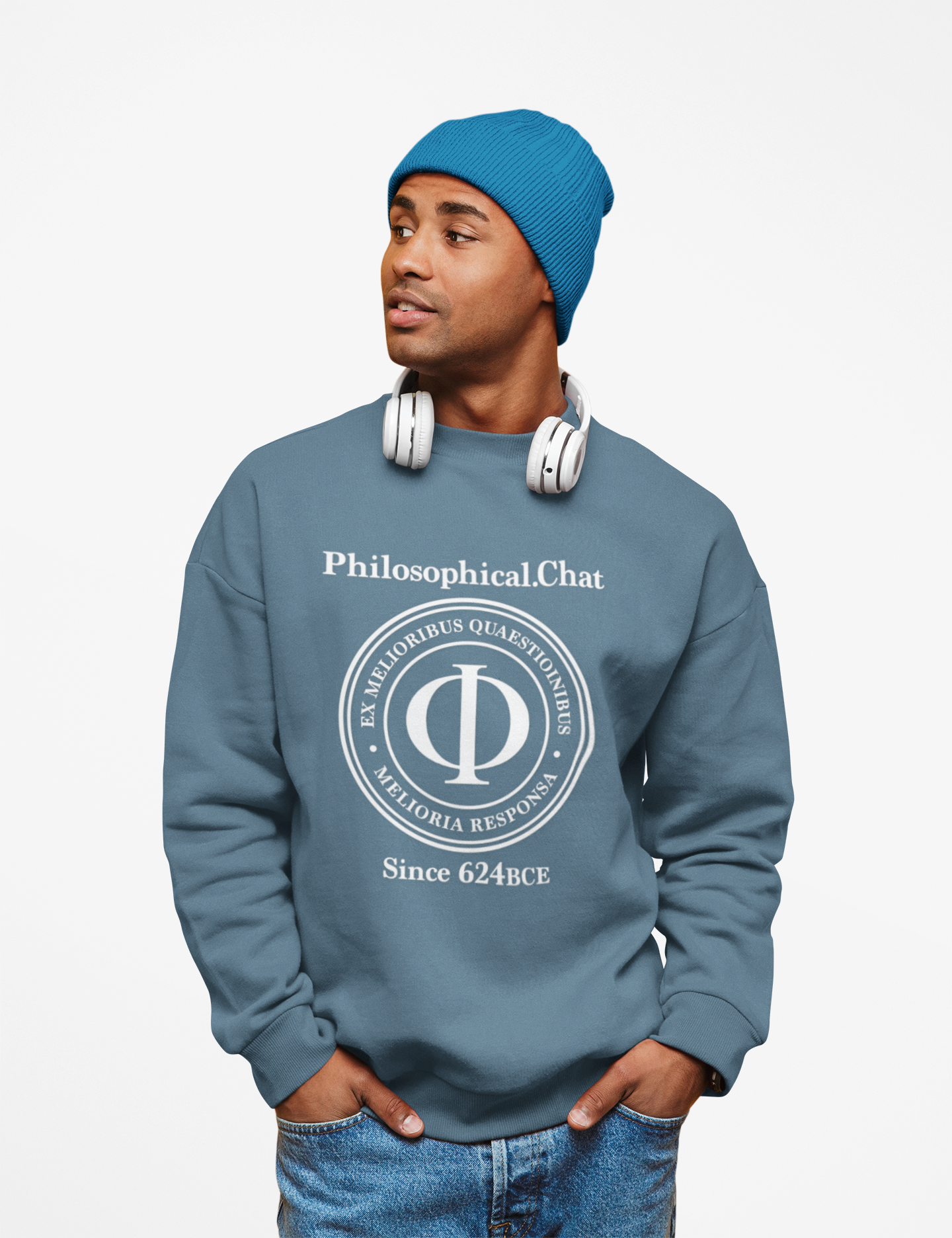  Philosophical Moto, US Stock - Unisex Crewneck Sweatshirt product thumbnail image