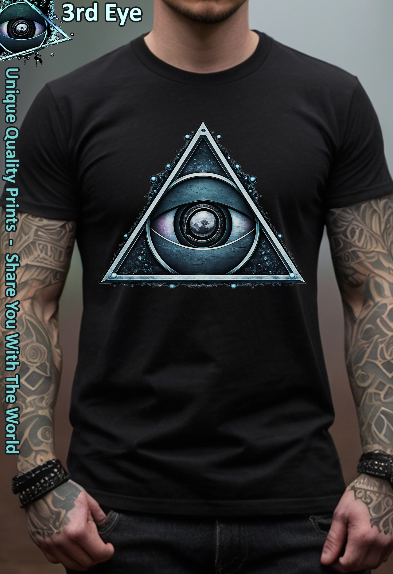 3rd Eye Official Logo T-Shirt // Front Print product thumbnail image 3rd Eye Official Logo T-Shirt // Front Print product thumbnail image