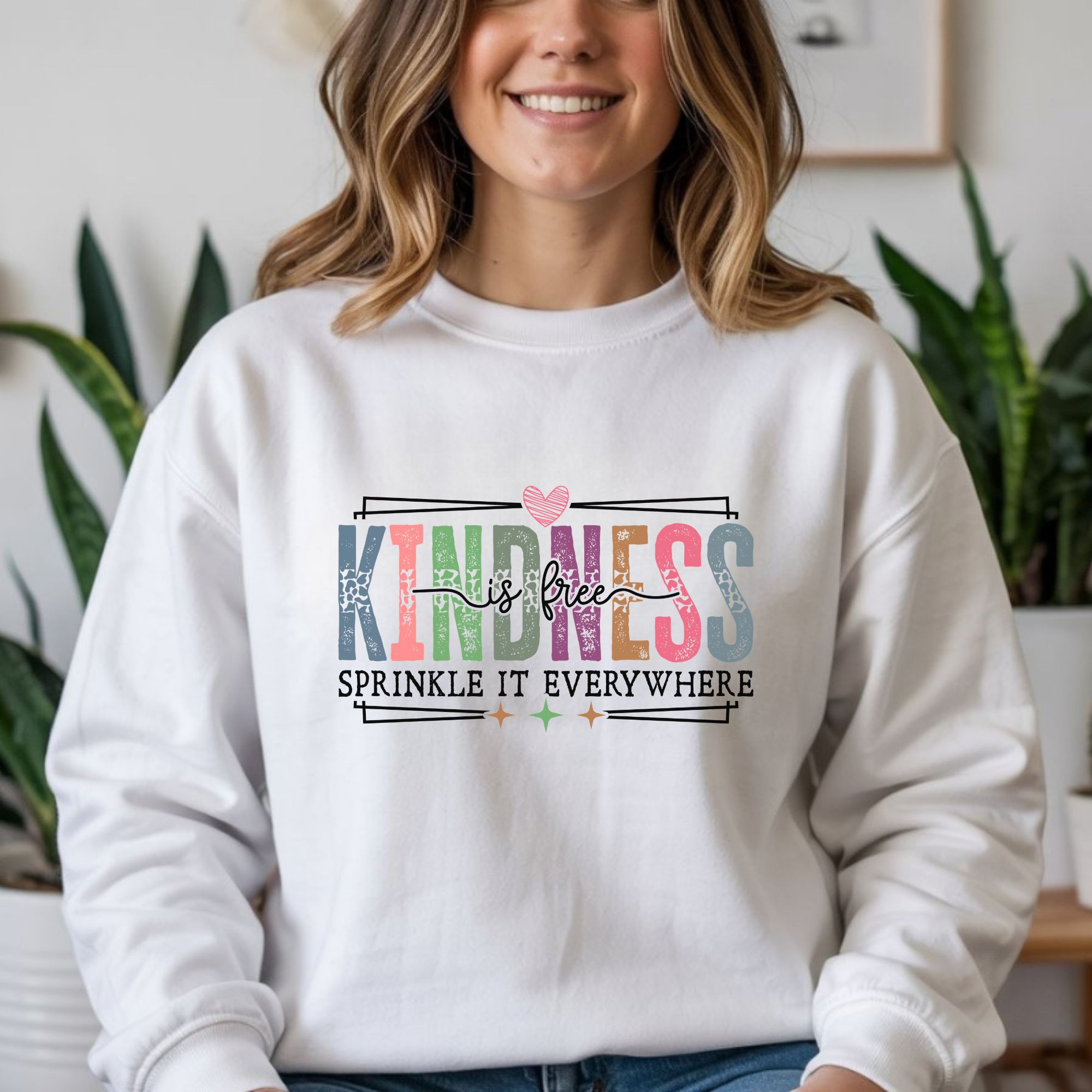 Kindness Sprinkle It Everywhere Sweatshirt product thumbnail image Kindness Sprinkle It Everywhere Sweatshirt product thumbnail image