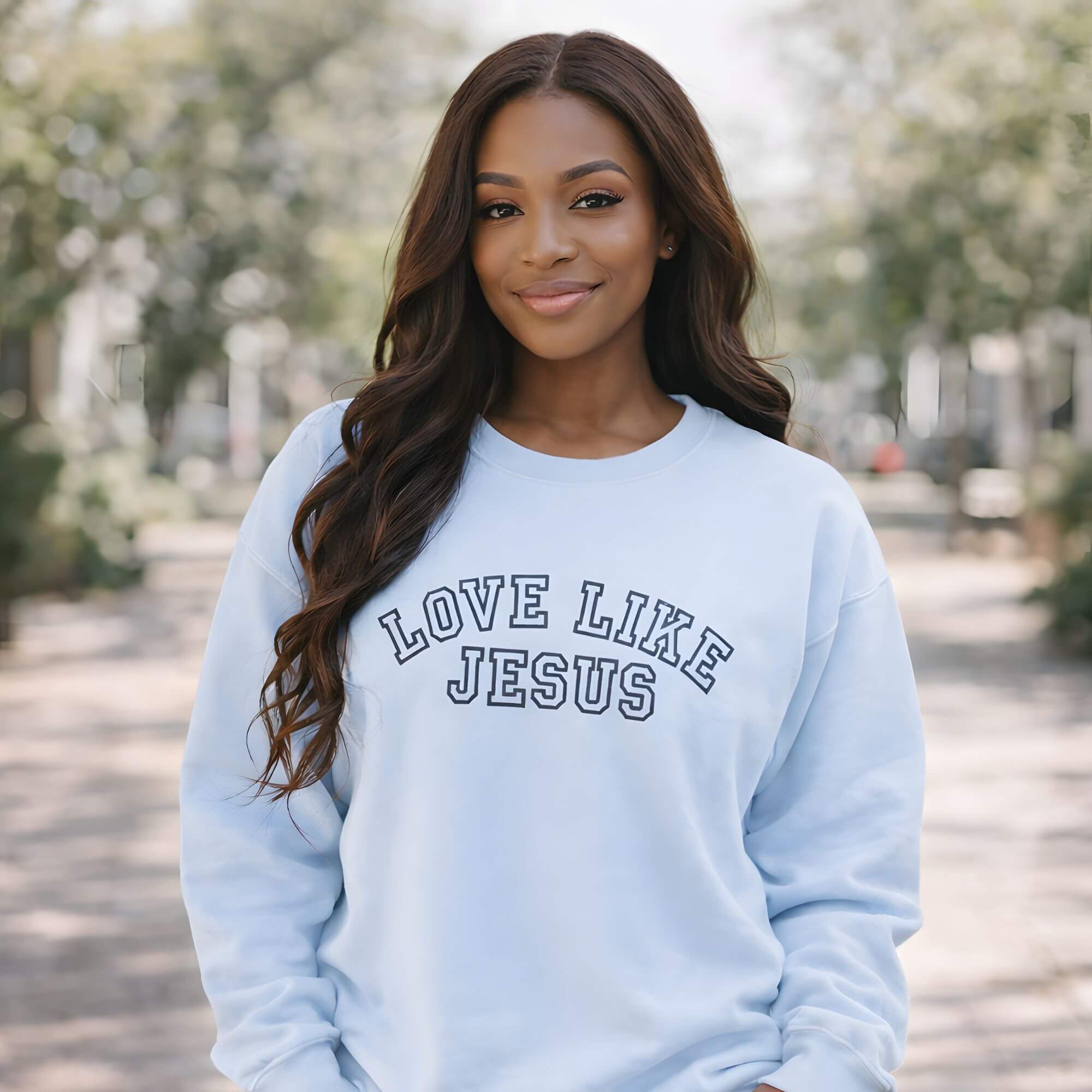 Love Like Jesus Sweatshirt product thumbnail image Love Like Jesus Sweatshirt product thumbnail image