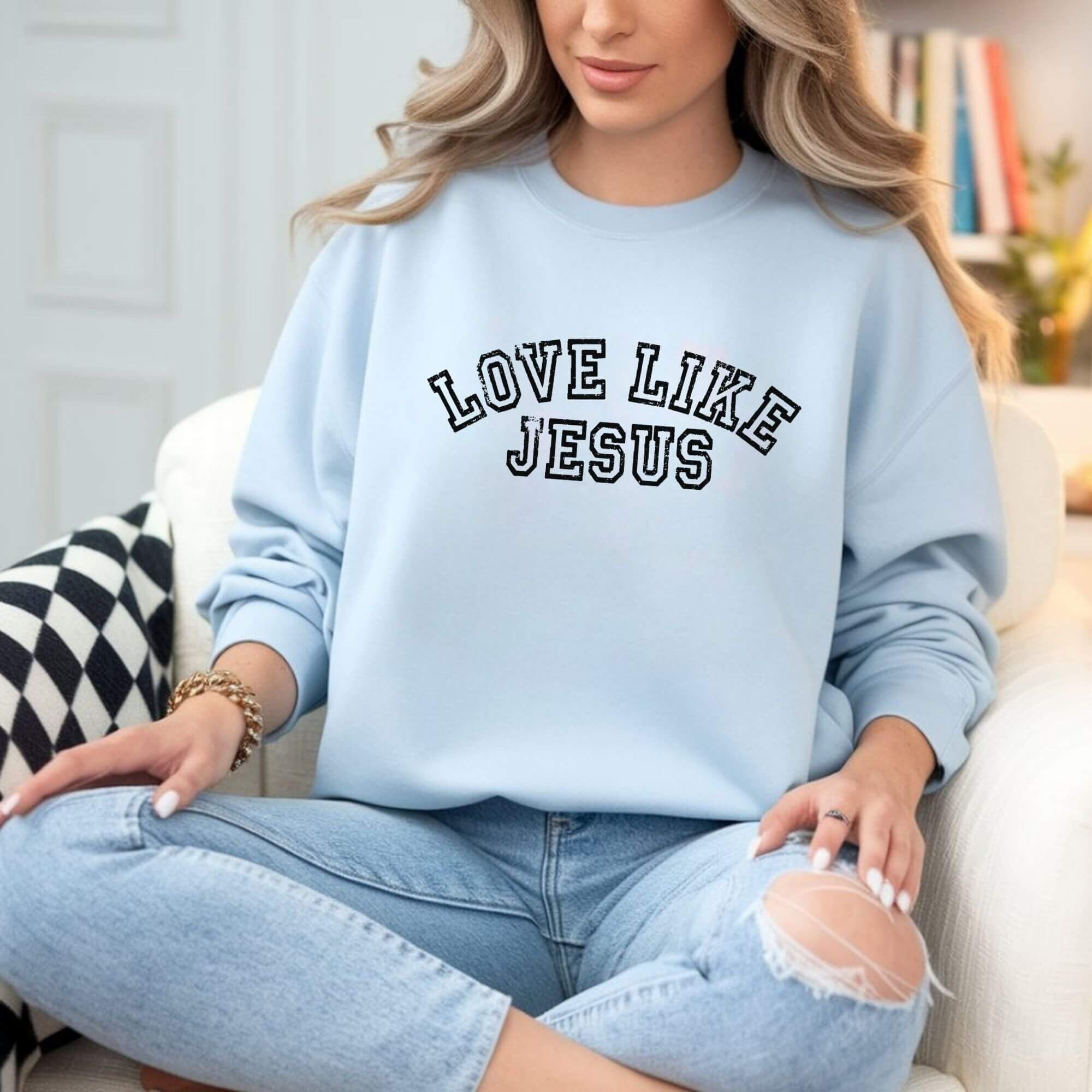 Love Like Jesus Sweatshirt product thumbnail image Love Like Jesus Sweatshirt product thumbnail image