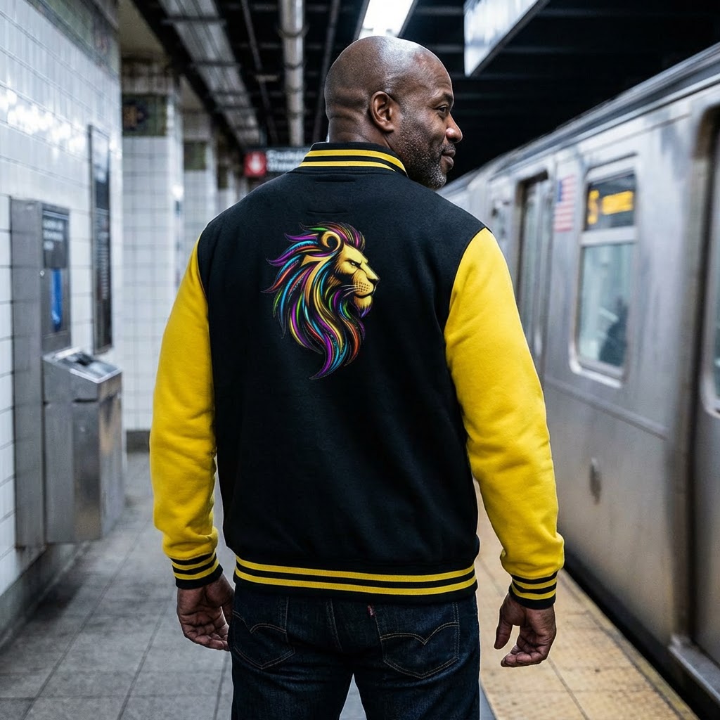 7 Lion "Legendary" Letterman Jacket
