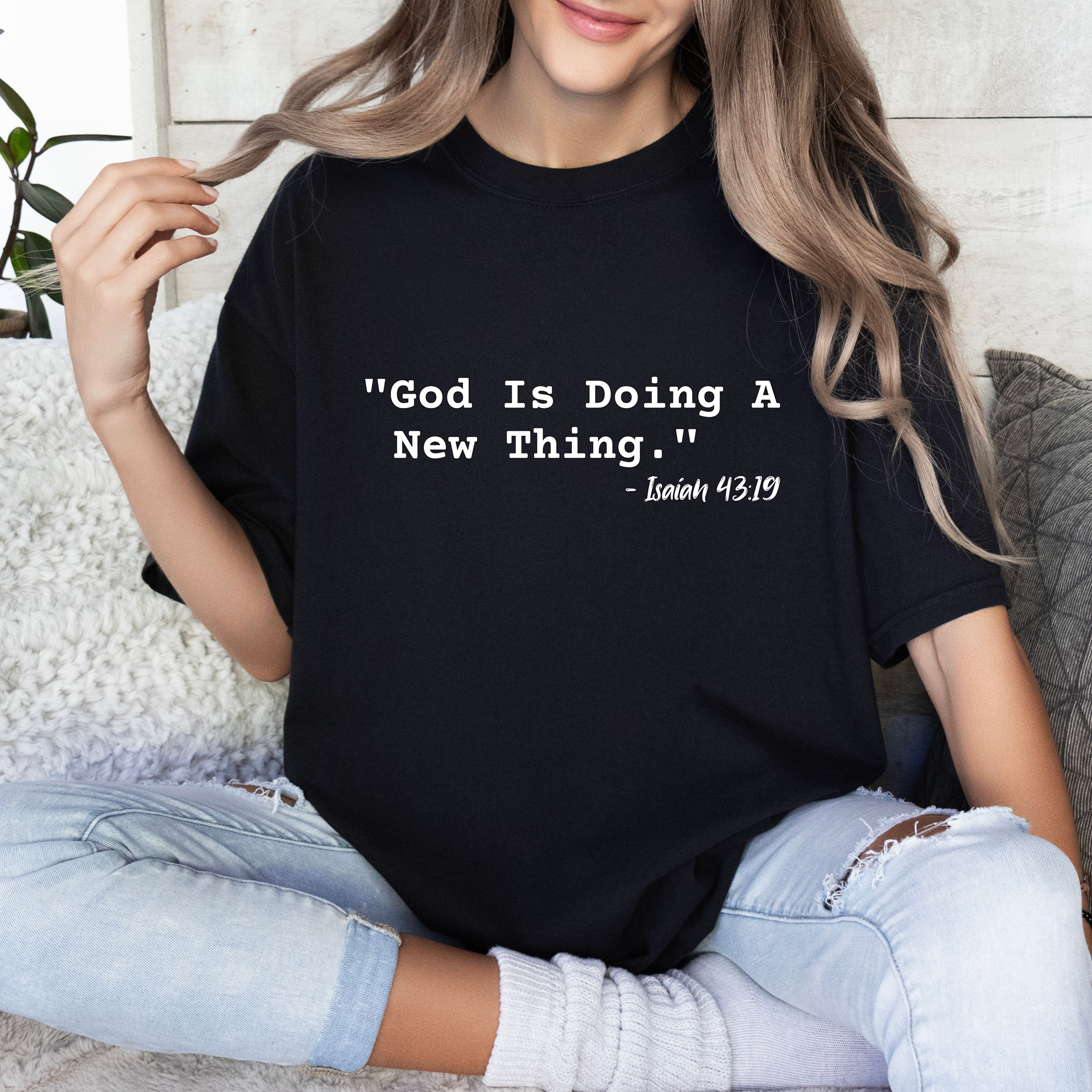 God is doing a new thing - Comfort Colors Unisex Garment-Dyed T-shirt product thumbnail image