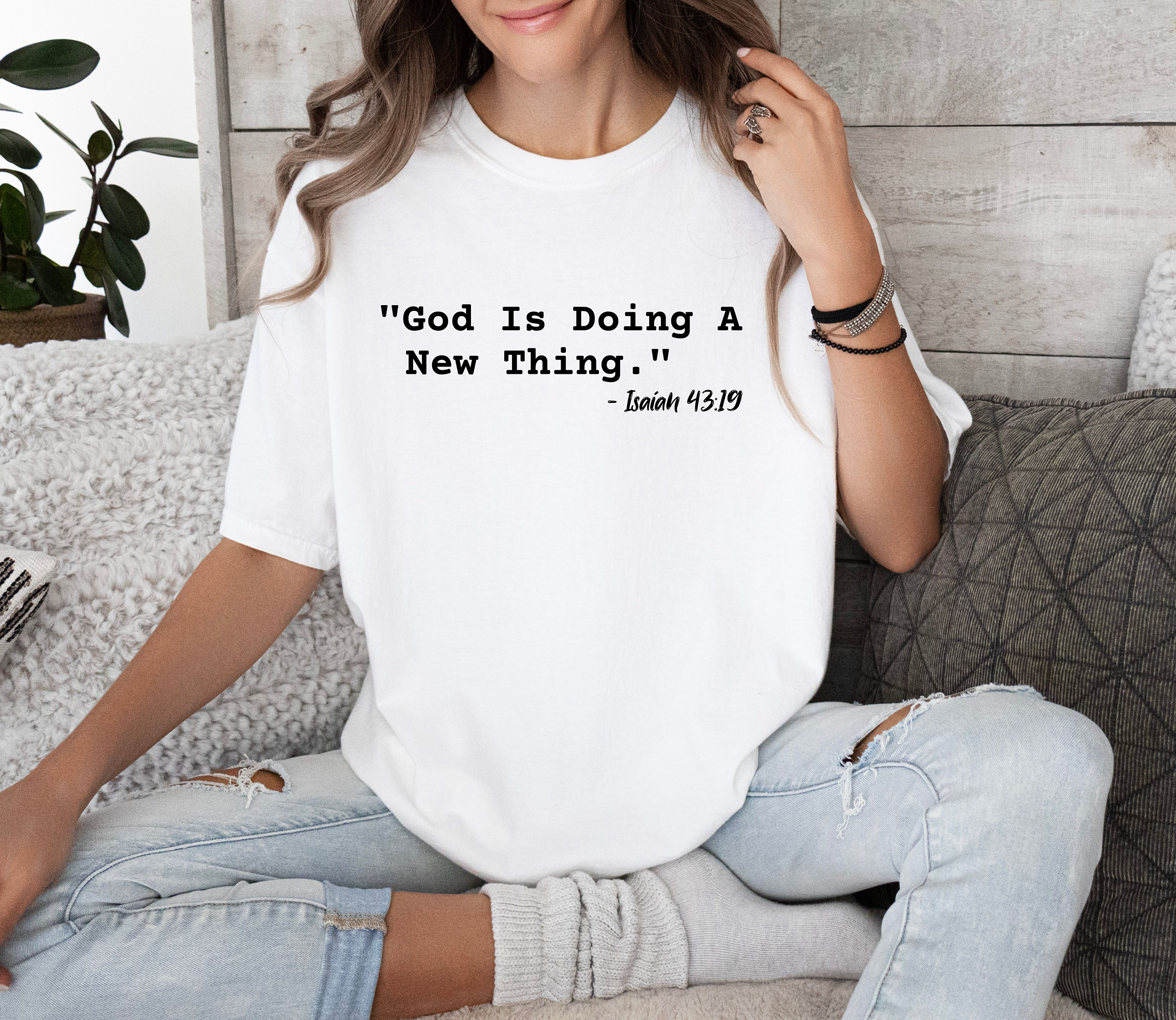 God is doing a New Thing - Comfort Colors Unisex Garment-Dyed T-shirt product thumbnail image