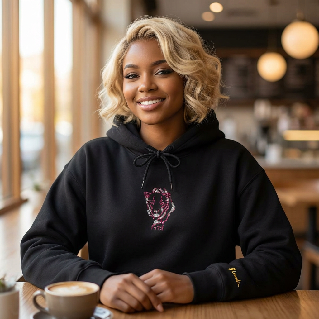 7 Lioness Embroidered Trainer Hoody – “Quiet Strength” product thumbnail image 7 Lioness Embroidered Trainer Hoody – “Quiet Strength” product thumbnail image