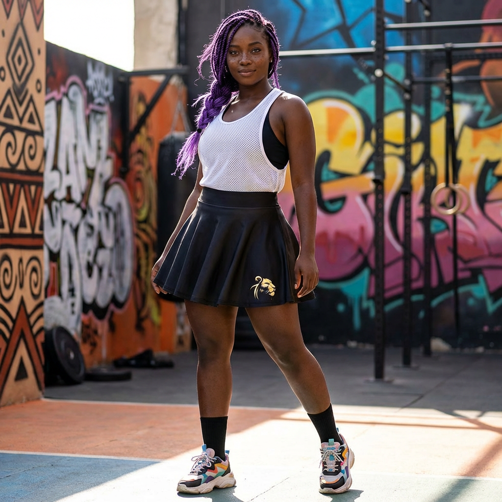 7 Lioness Fitness Skirt – “Move Like a Queen” product thumbnail image 7 Lioness Fitness Skirt – “Move Like a Queen” product thumbnail image